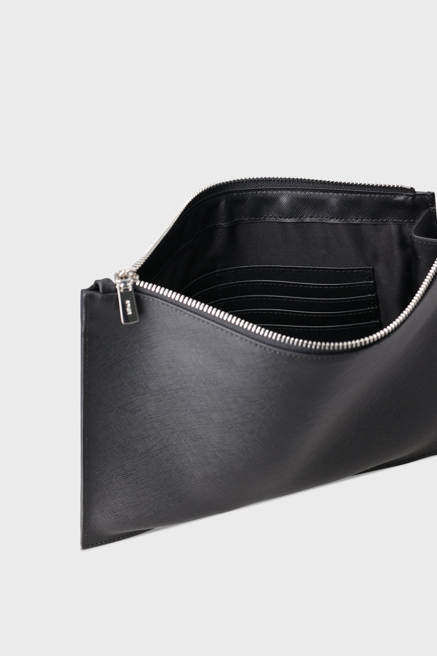 Black 690 Clutch Saffiano Bag
