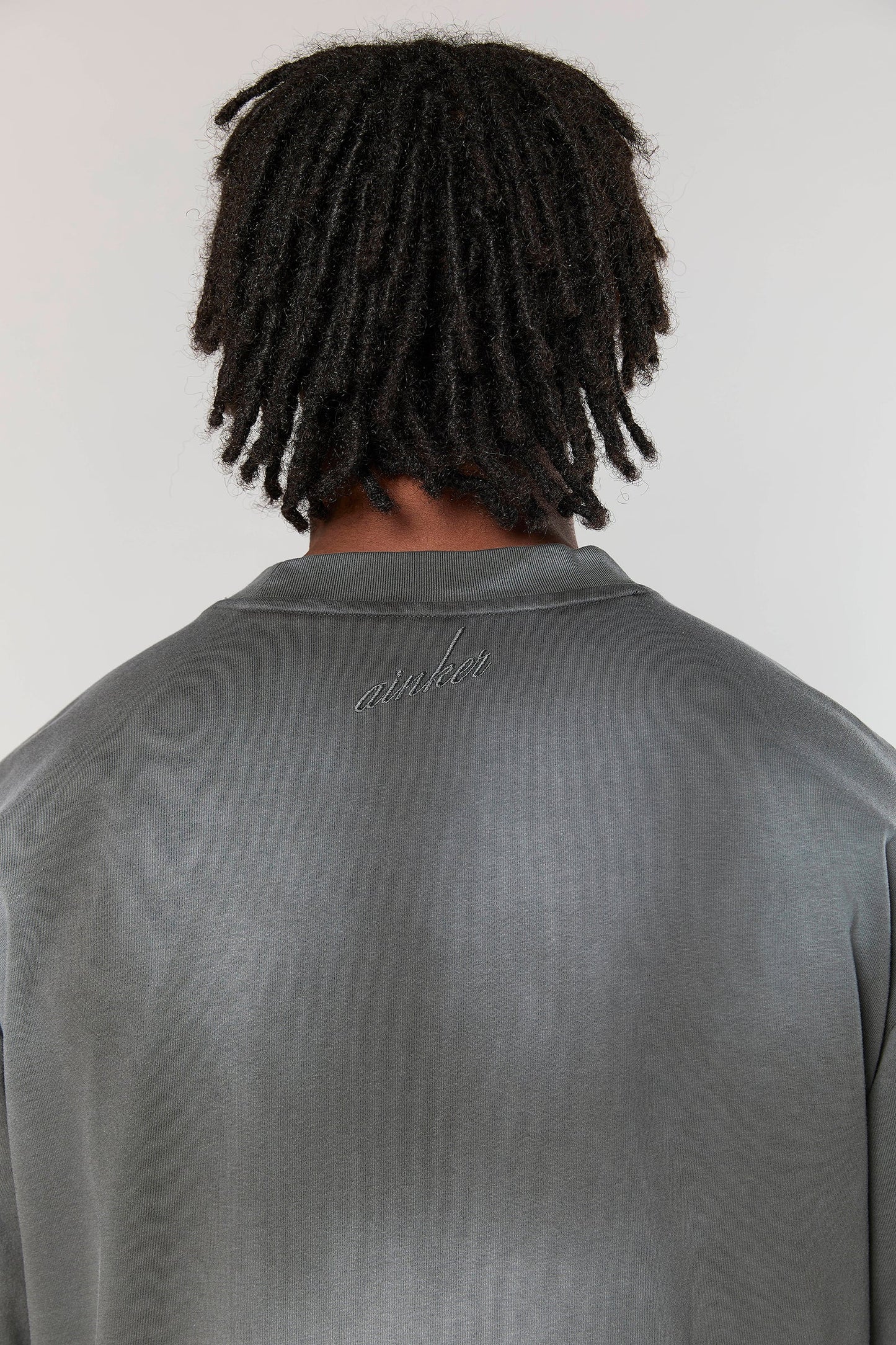 Cotton Wash 811 D.Gray T-Shirt