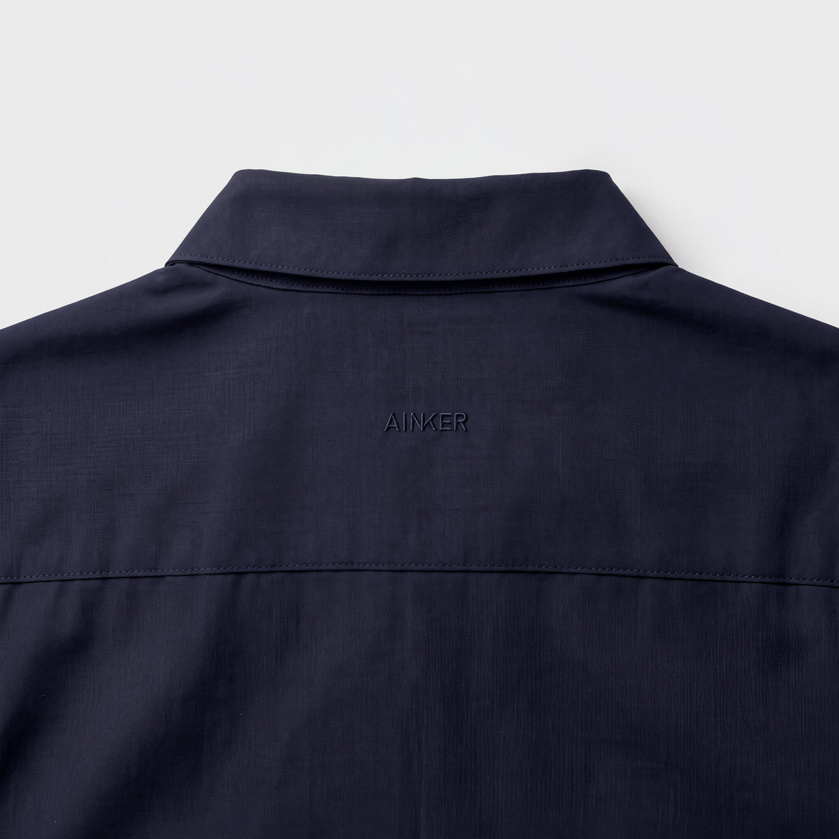 Wool Blend 1081 Navy Shirt