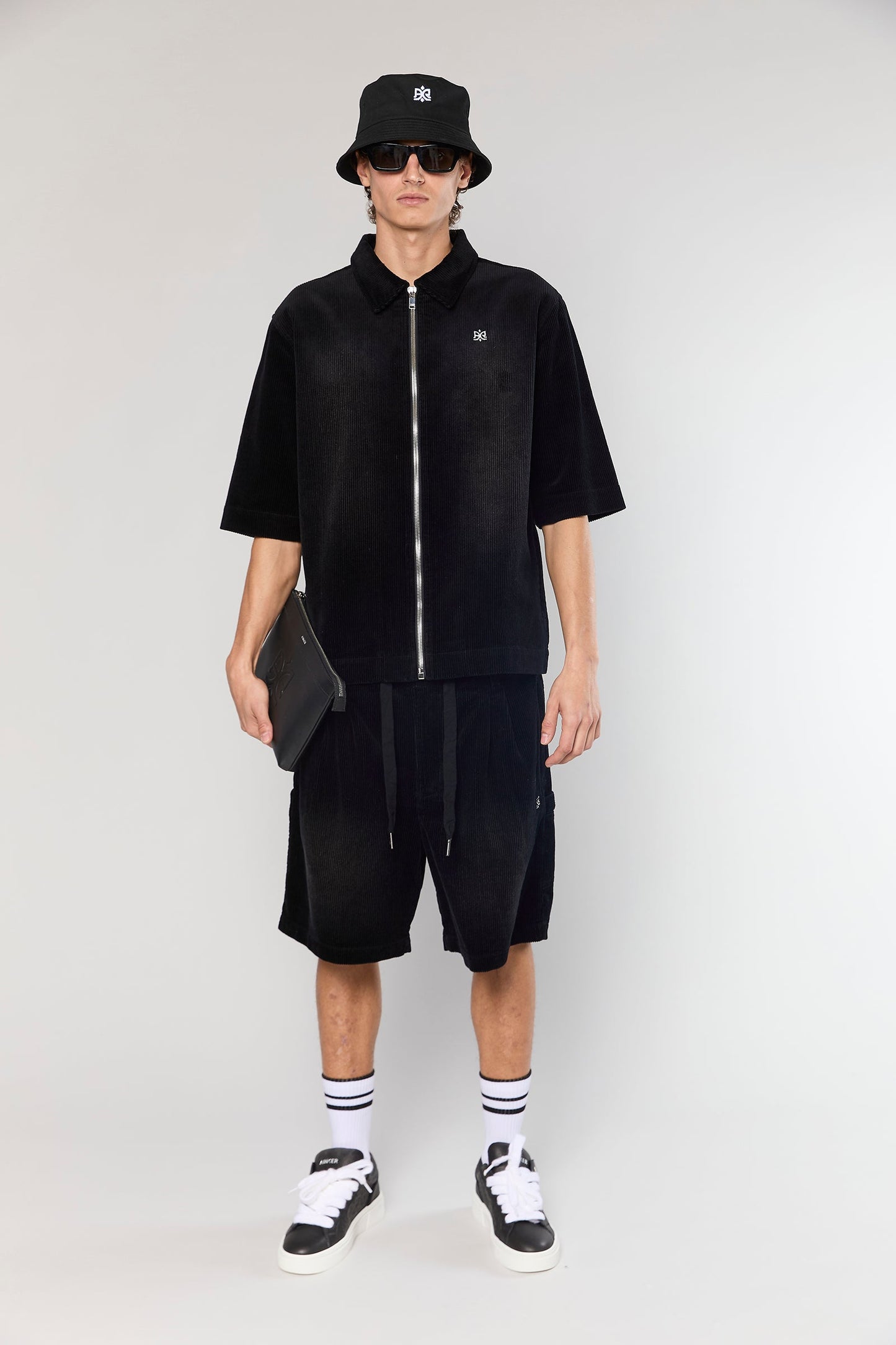 Wash Corduroy 708 Black Short