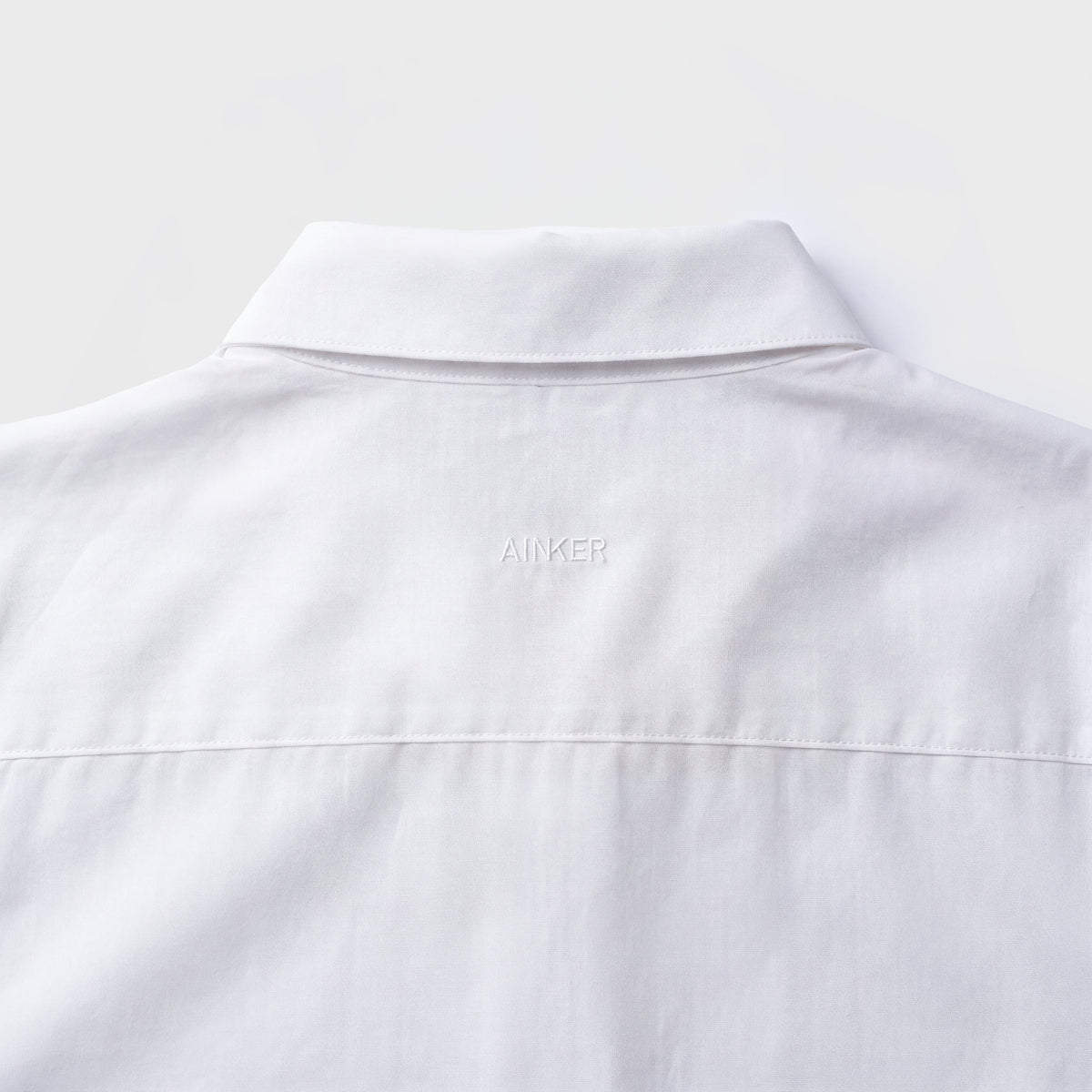 Wool Blend 1081 White Shirt
