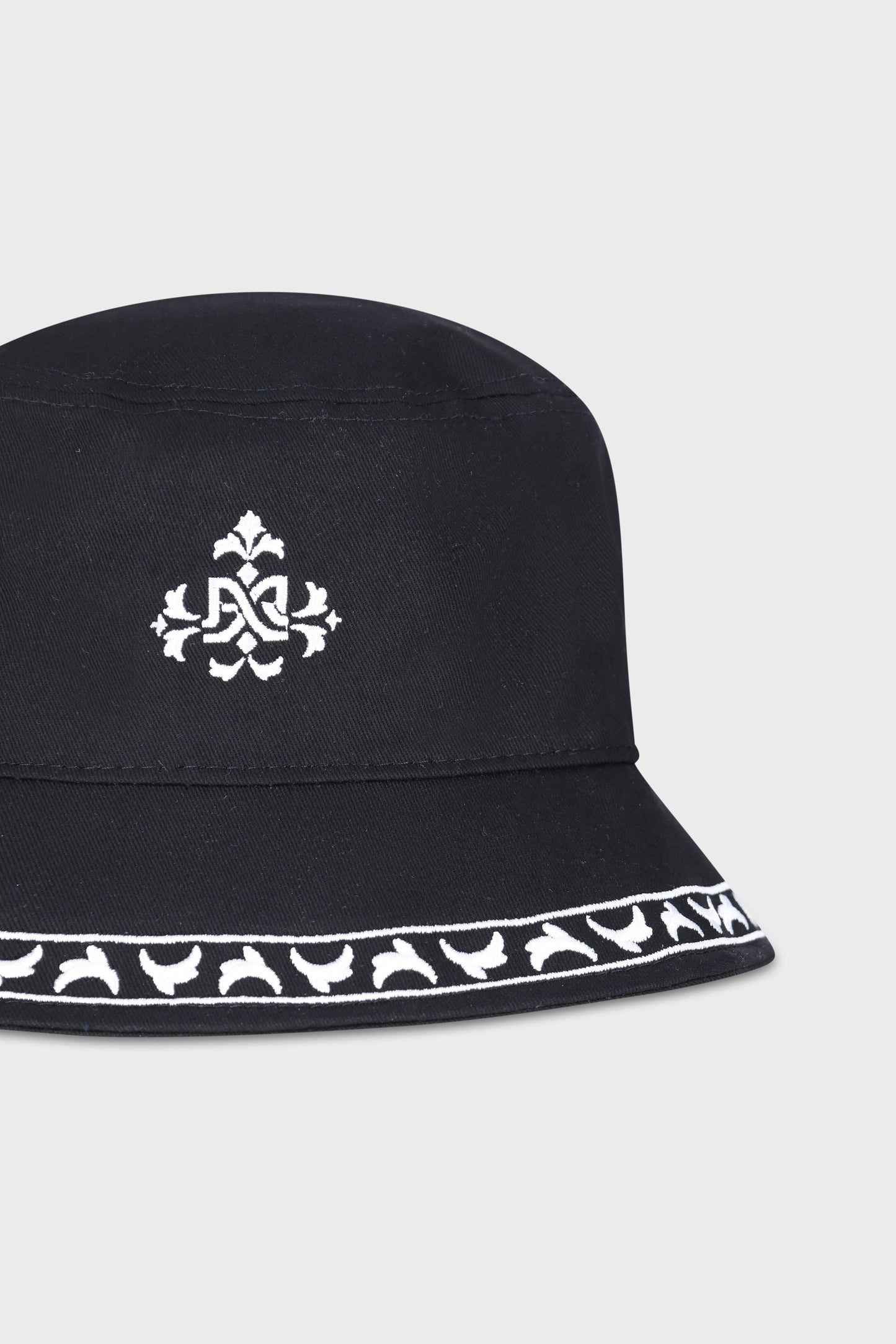 869 Black Cotton Bucket Hat