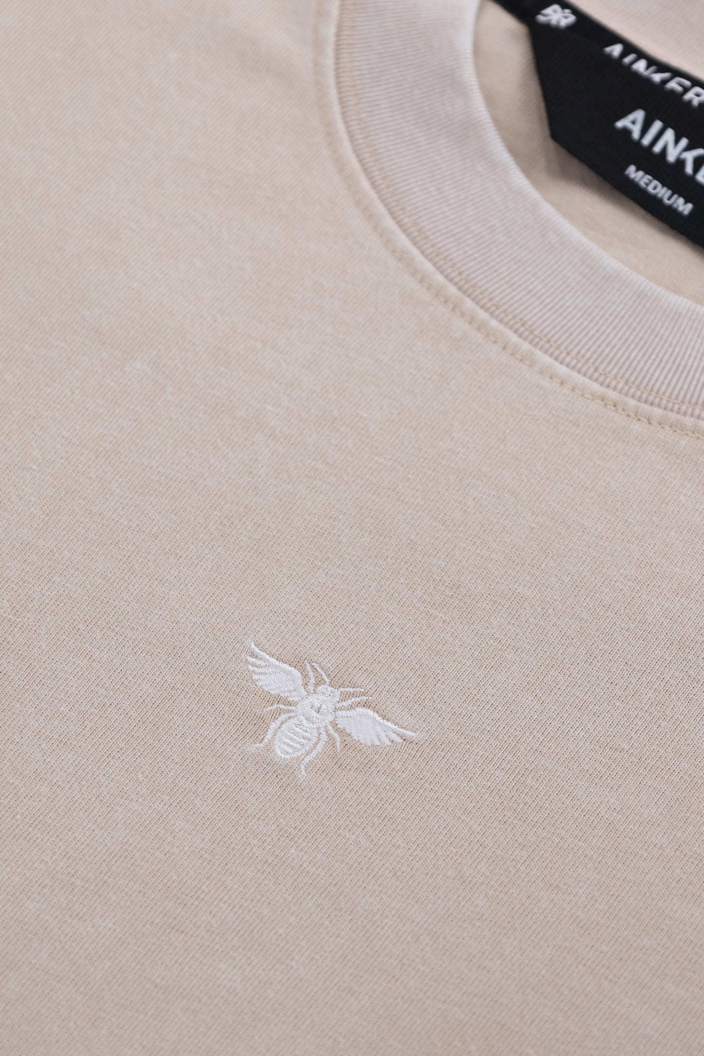 Cotton Wash 856 Beige T-Shirt