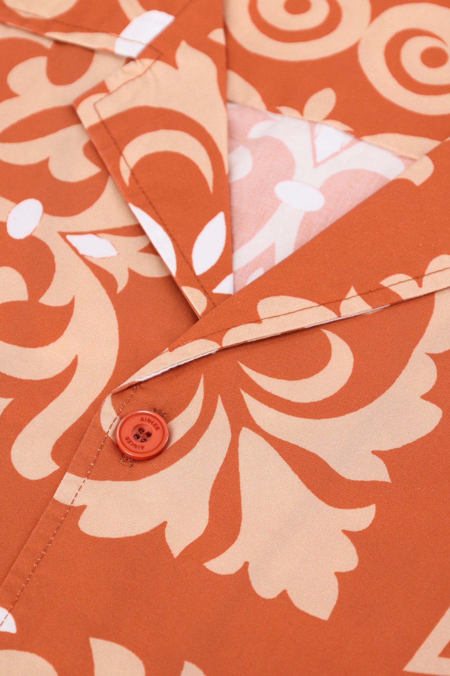 Cotton Poplin 840 Terracotta Shirt