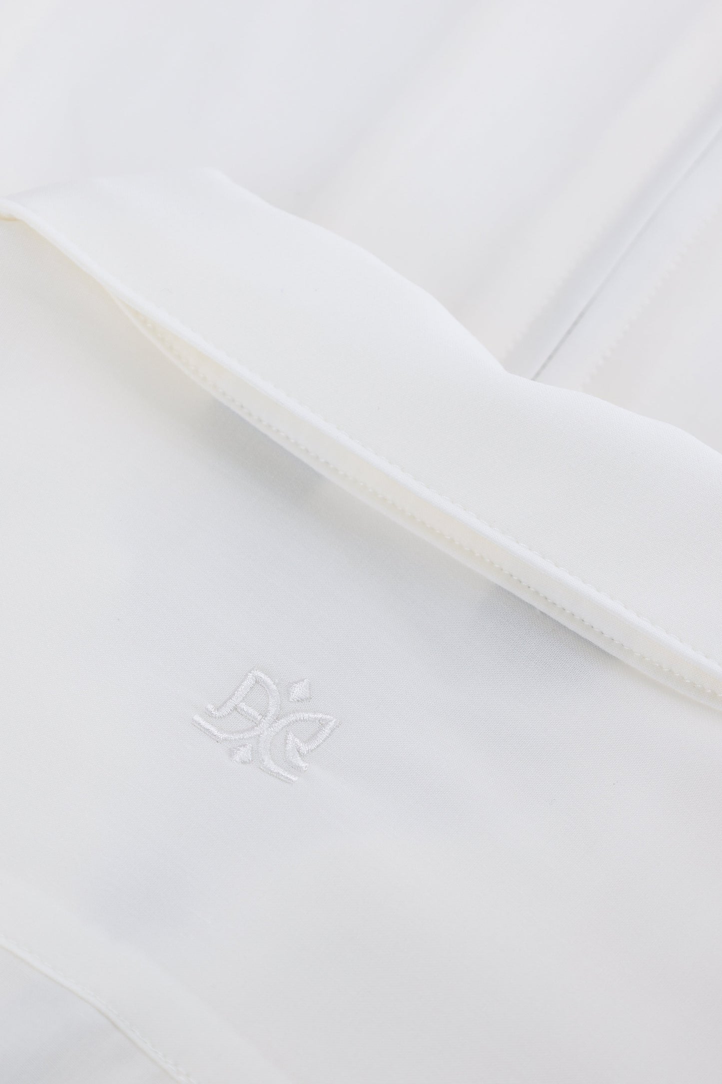 Wool Blend White 778 Zipper Shirt