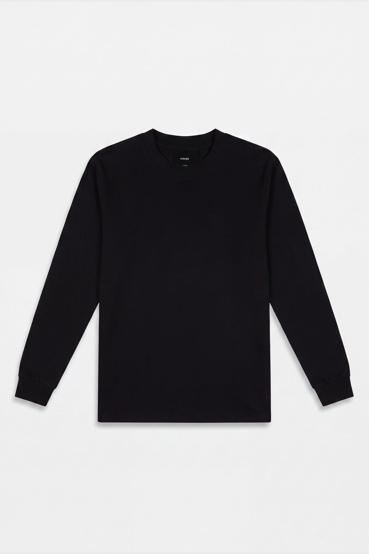 Mercerized 1022 Long Black T-Shirt