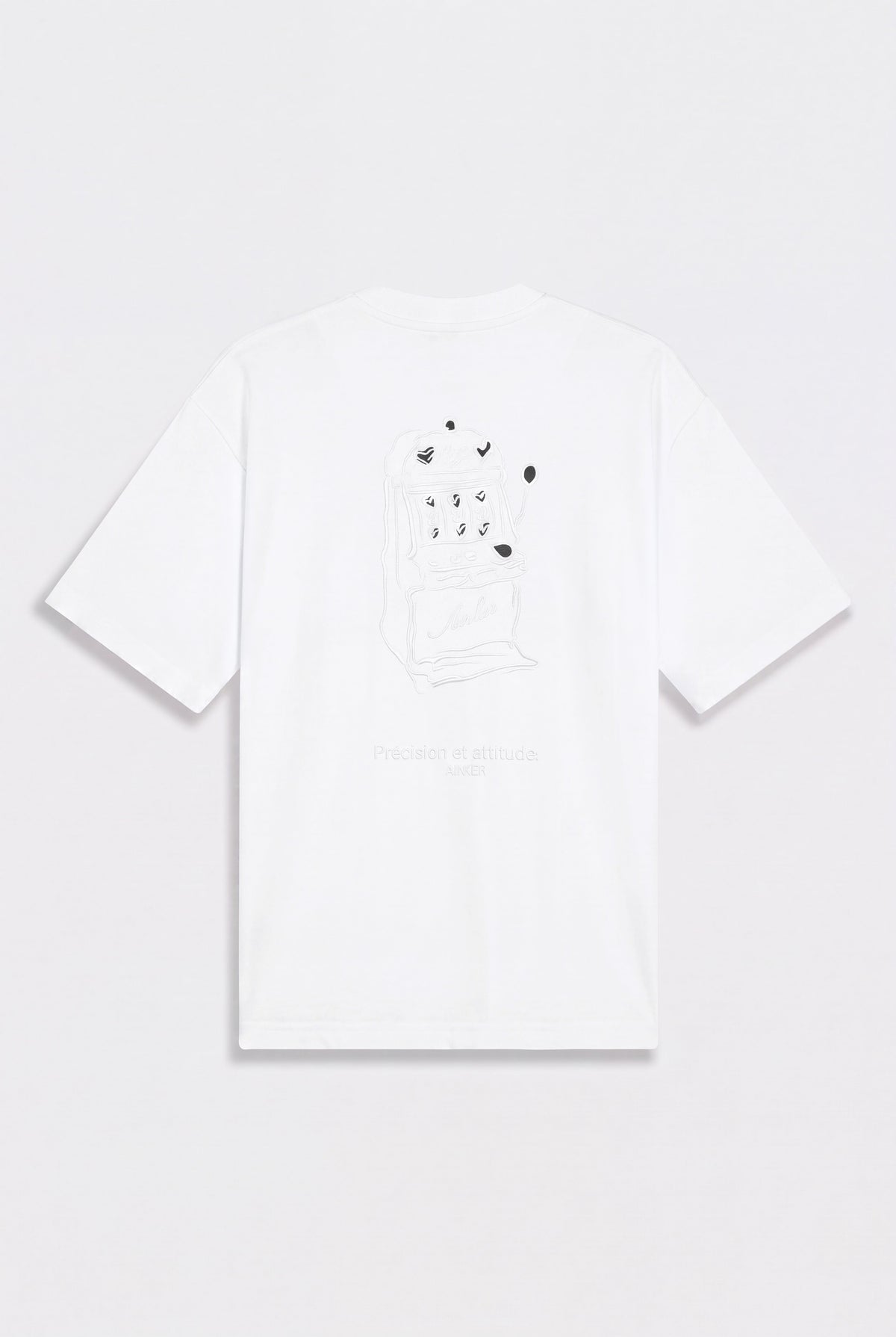 Mercerized 1163 White T-Shirt