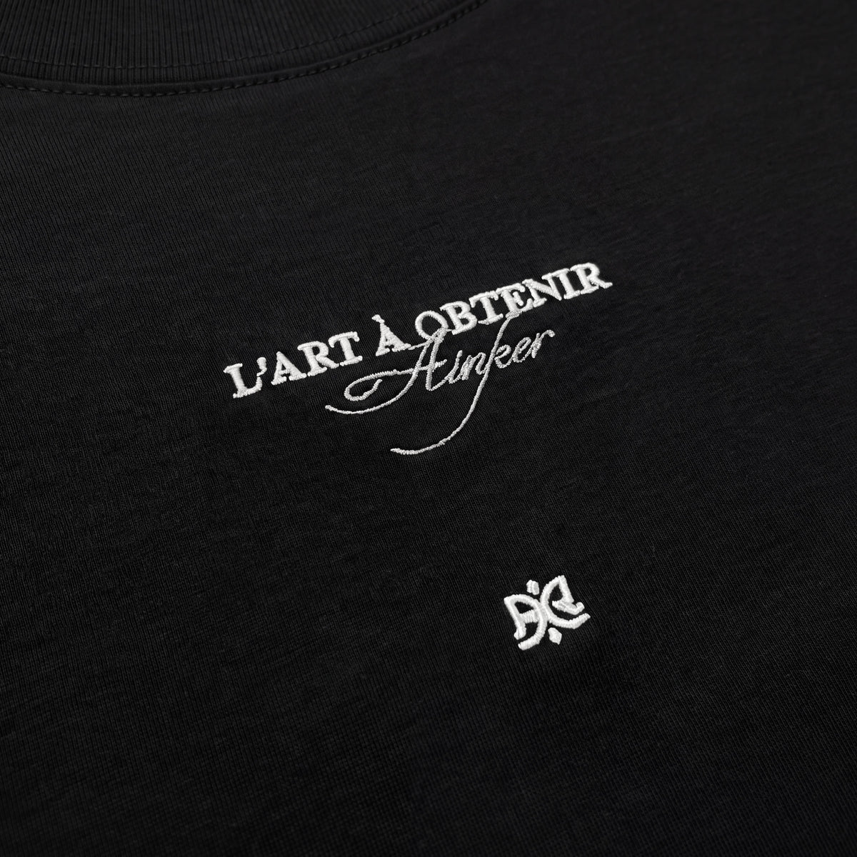 Mercerized 1019 Black T-Shirt