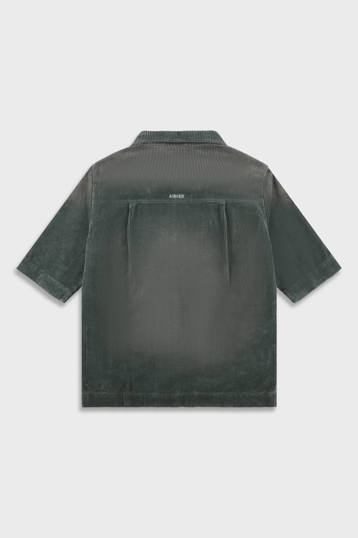Wash Corduroy 708 Olive Short Jacket