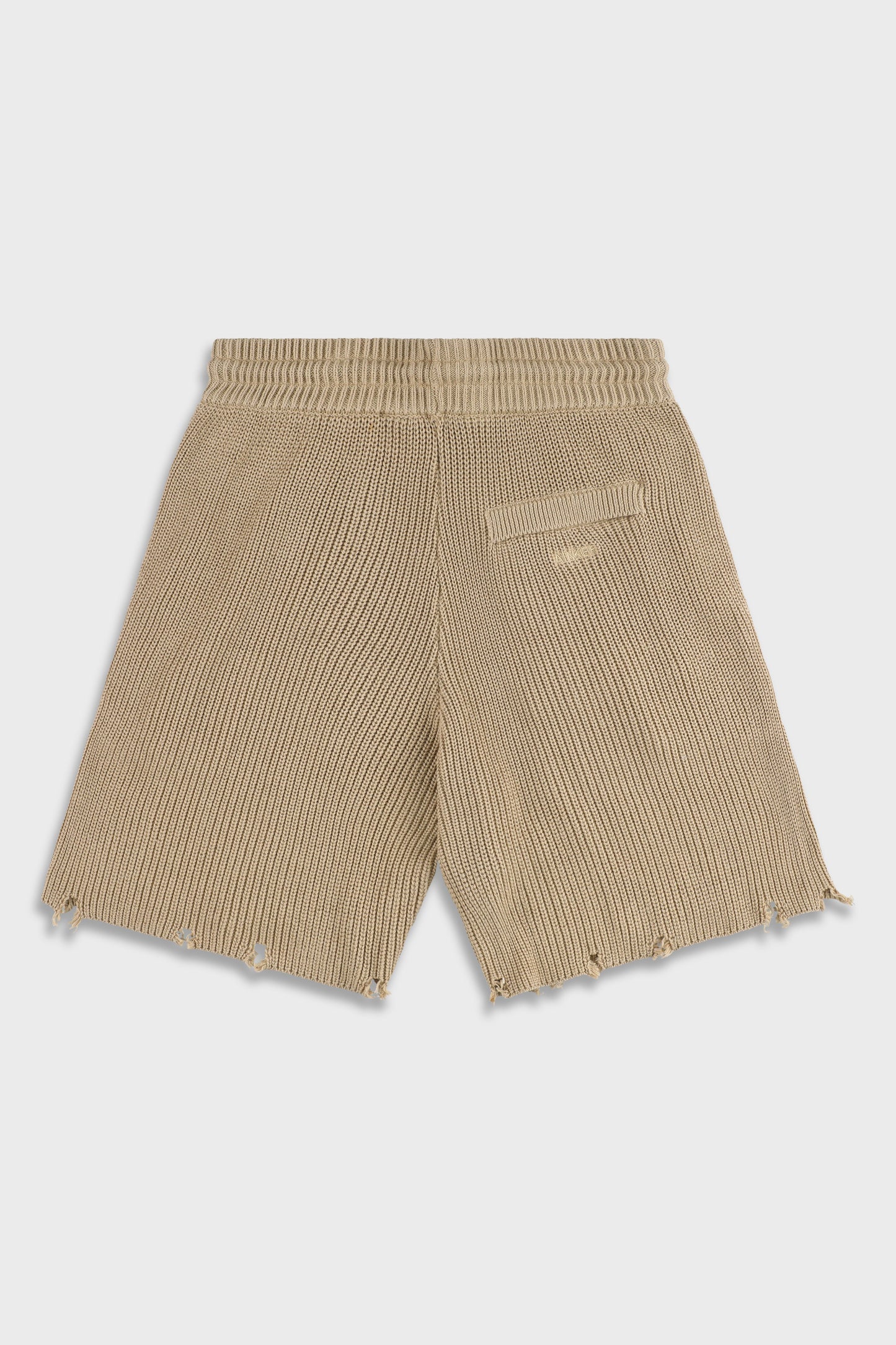820 Beige Knit Short Pant