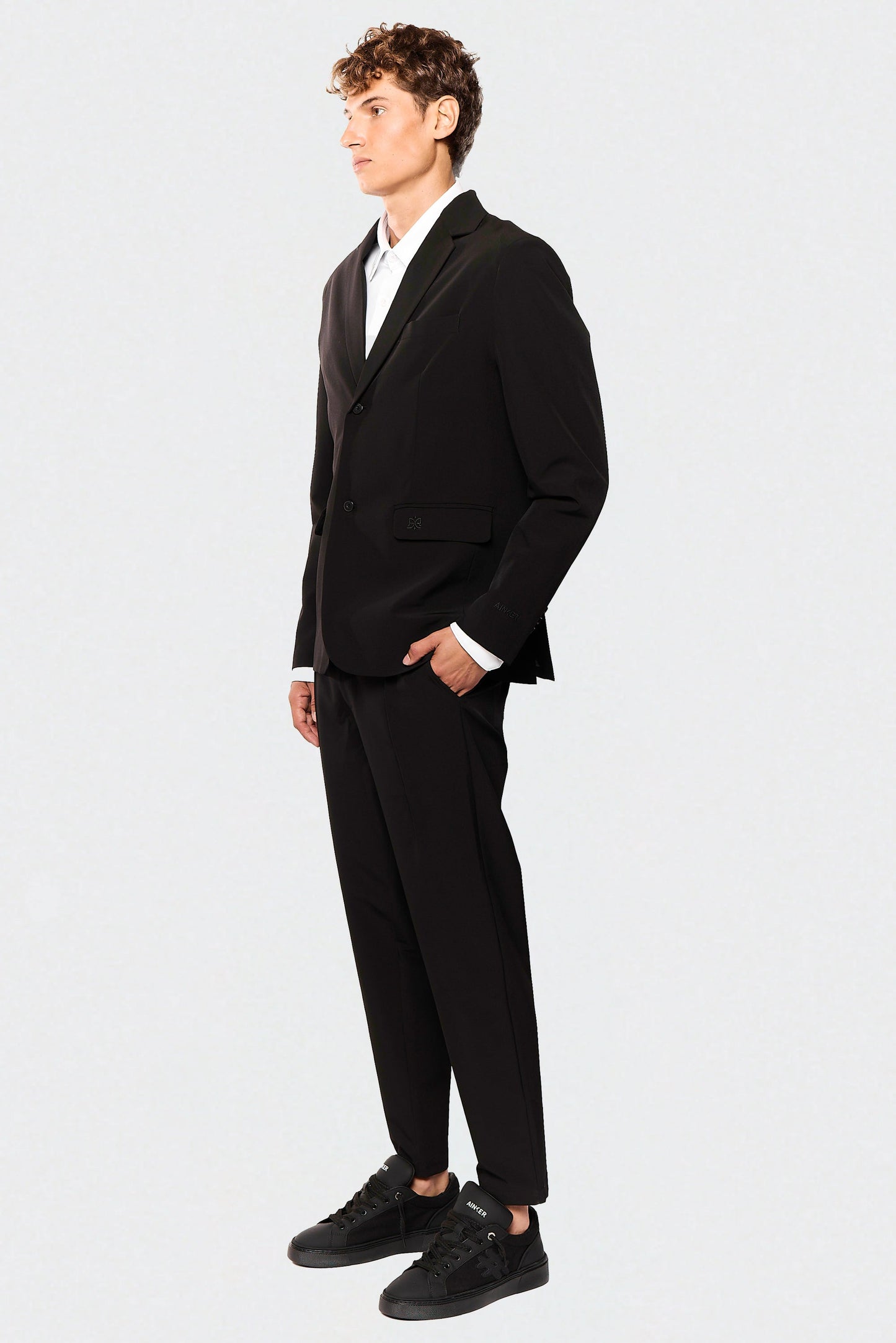 Elegant 750 Black Suit Pants