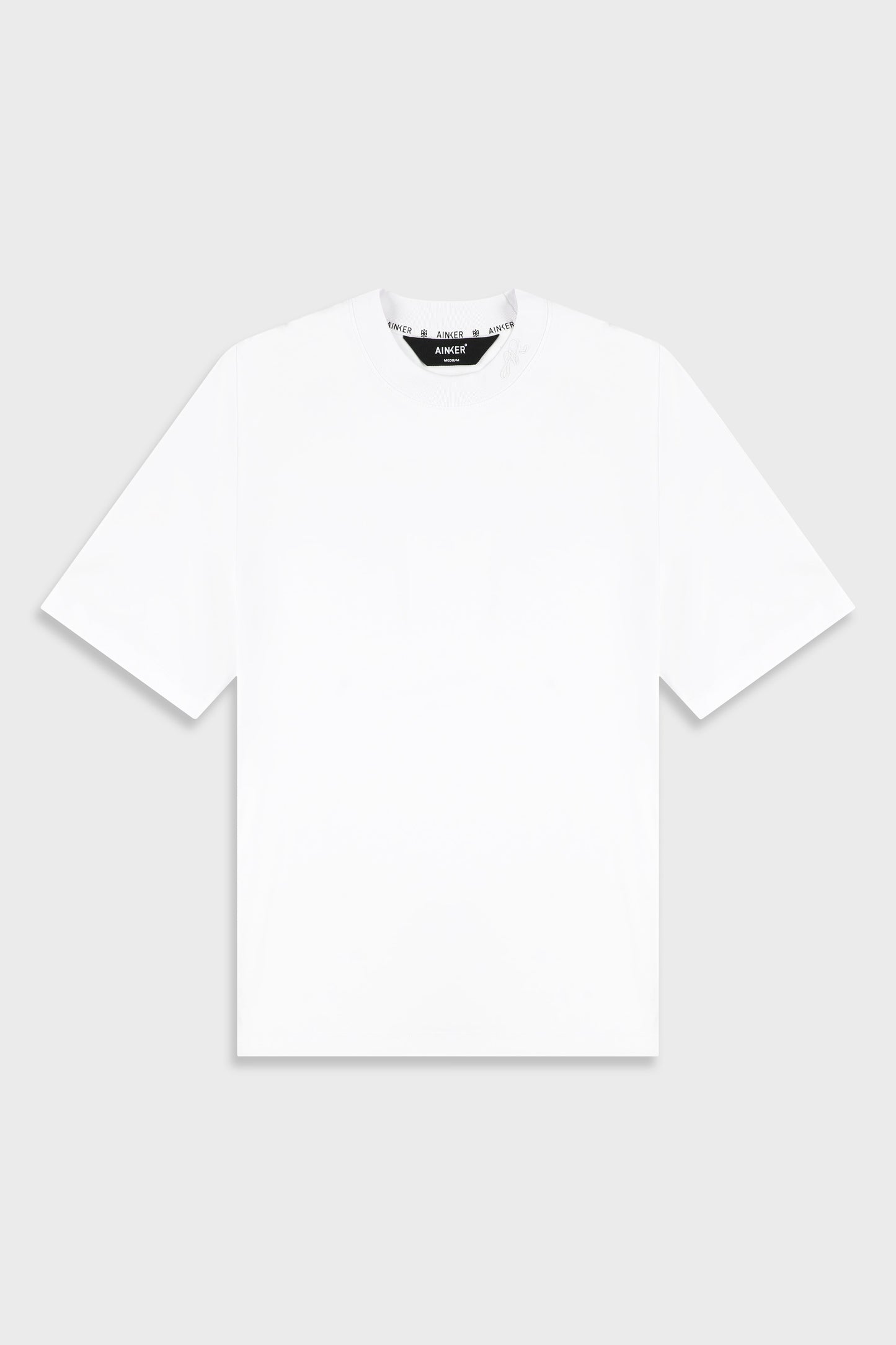 Mercerized 725 White T-Shirt