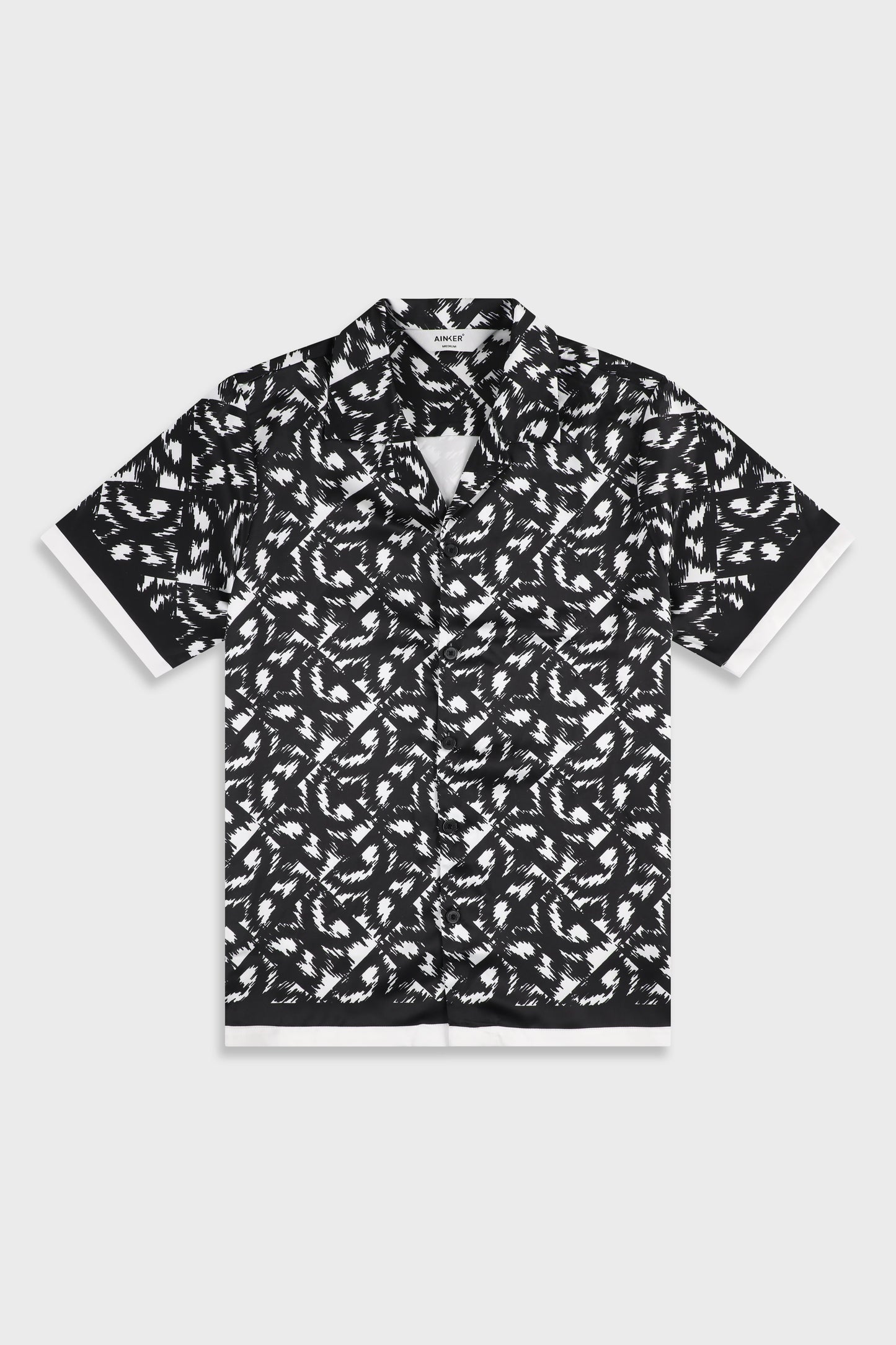 Satin 839 Black Shirt