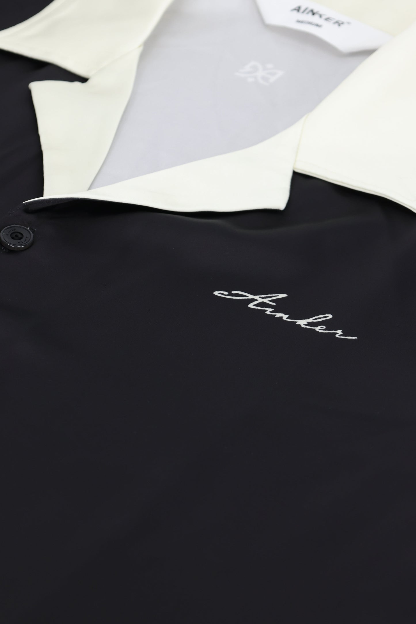 Satin 841 Black Shirt