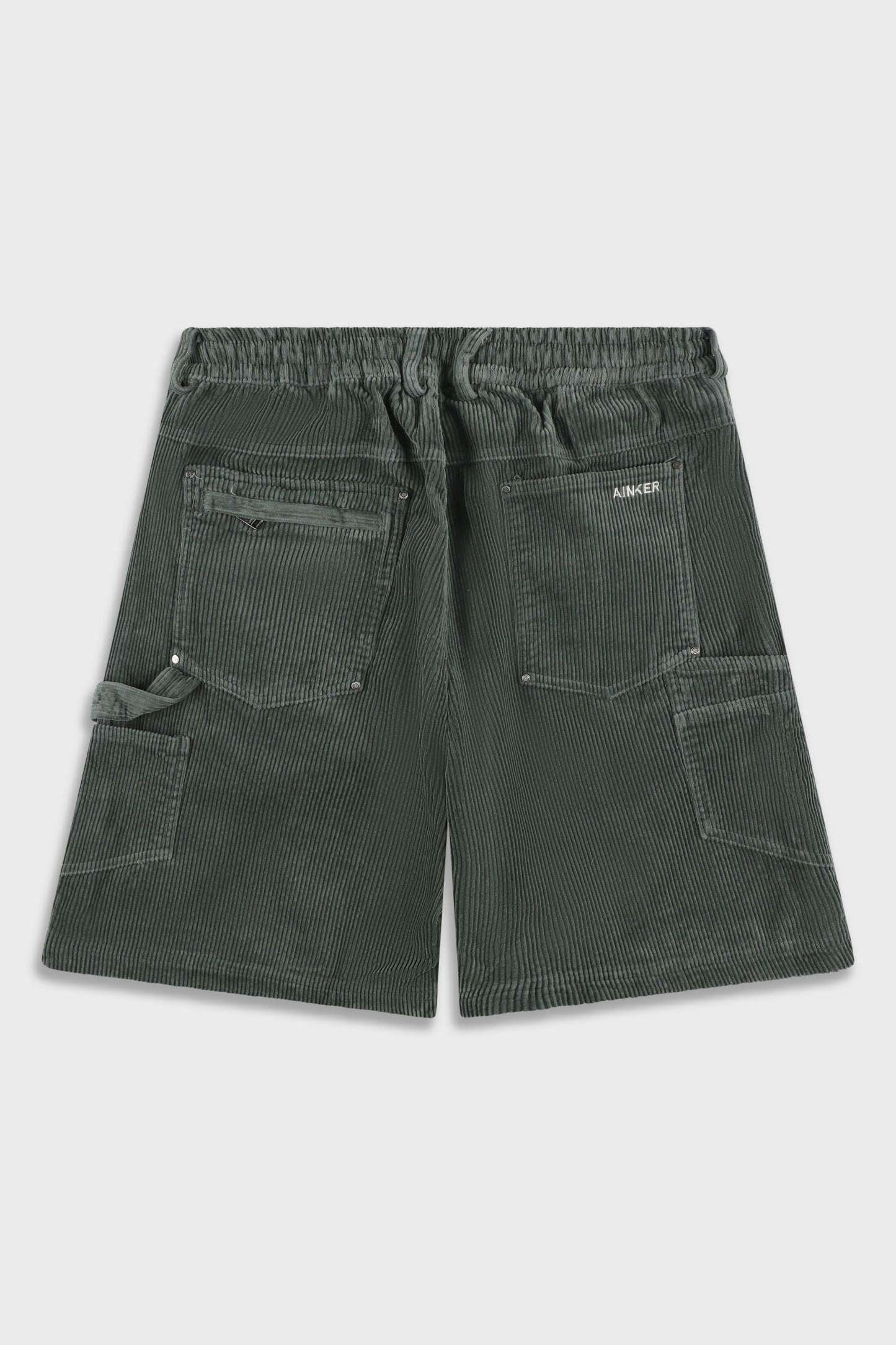 Wash Corduroy 708 Olive Short
