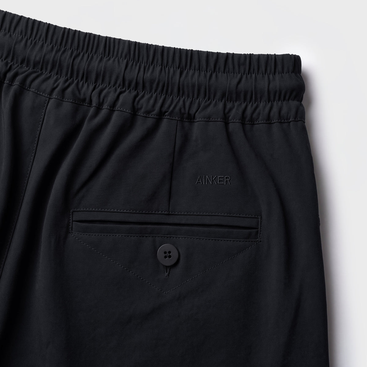 Wool Blend 1081 Black Pant