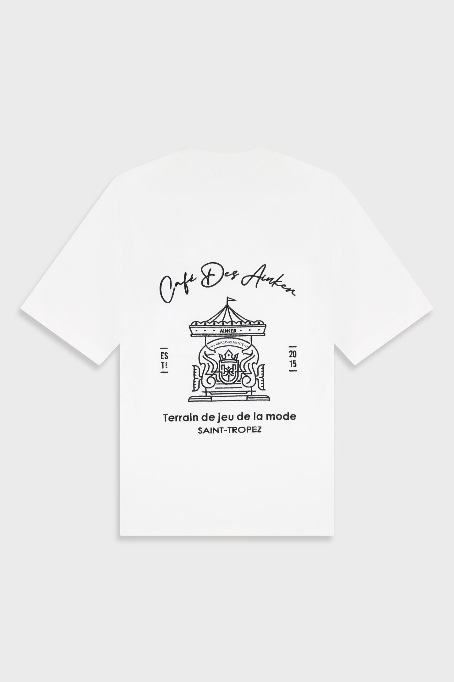 Mercerized 737 White T-Shirt