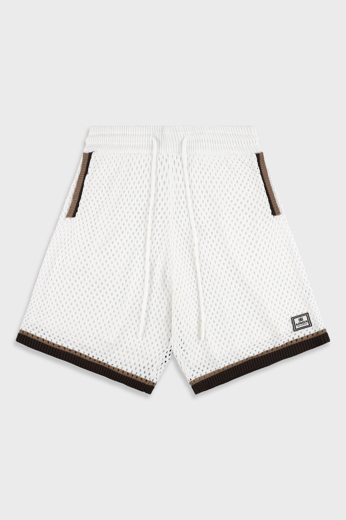 White 805 Mesh Short Pant