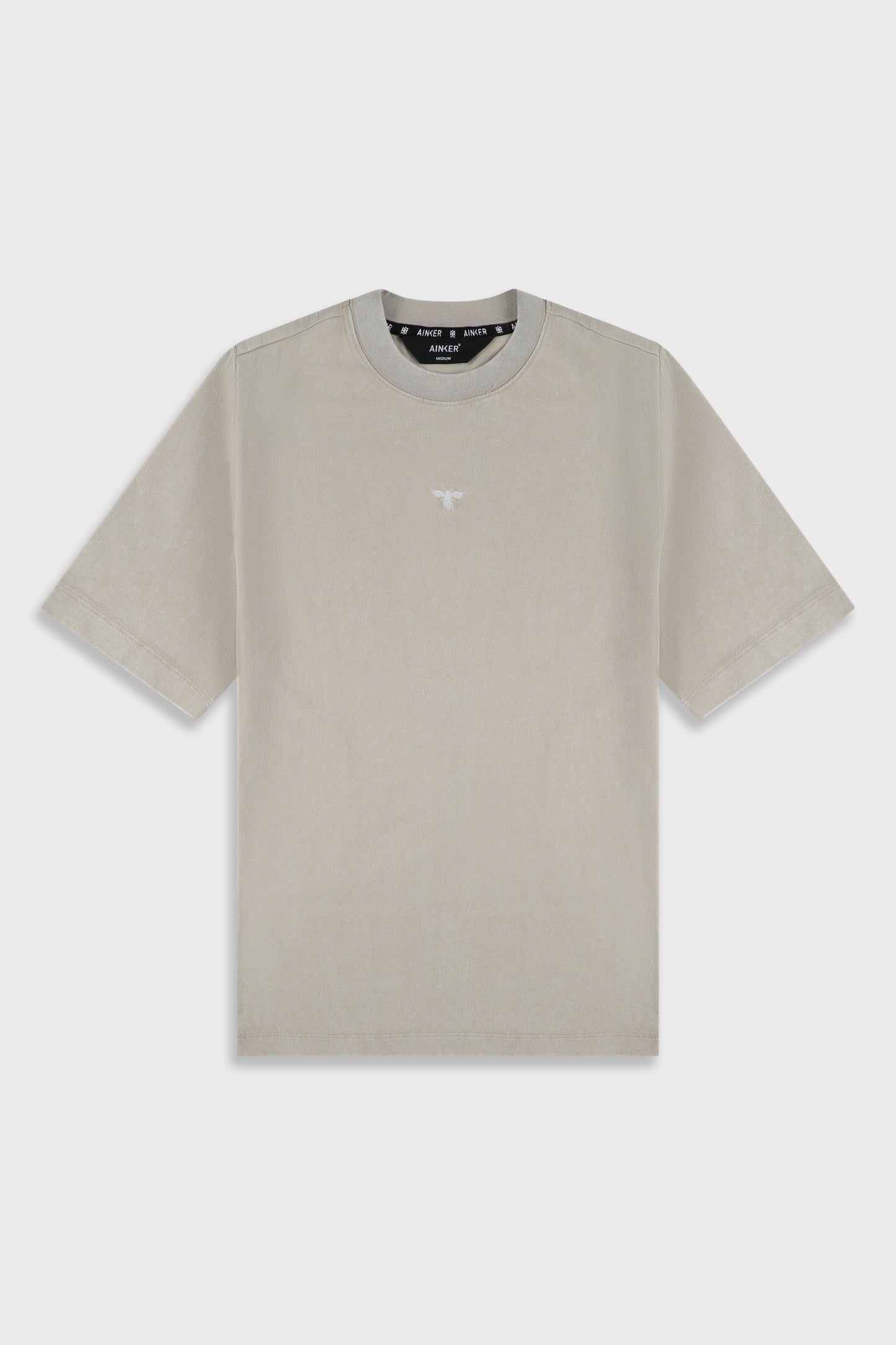 Cotton Wash 856 Beige T-Shirt