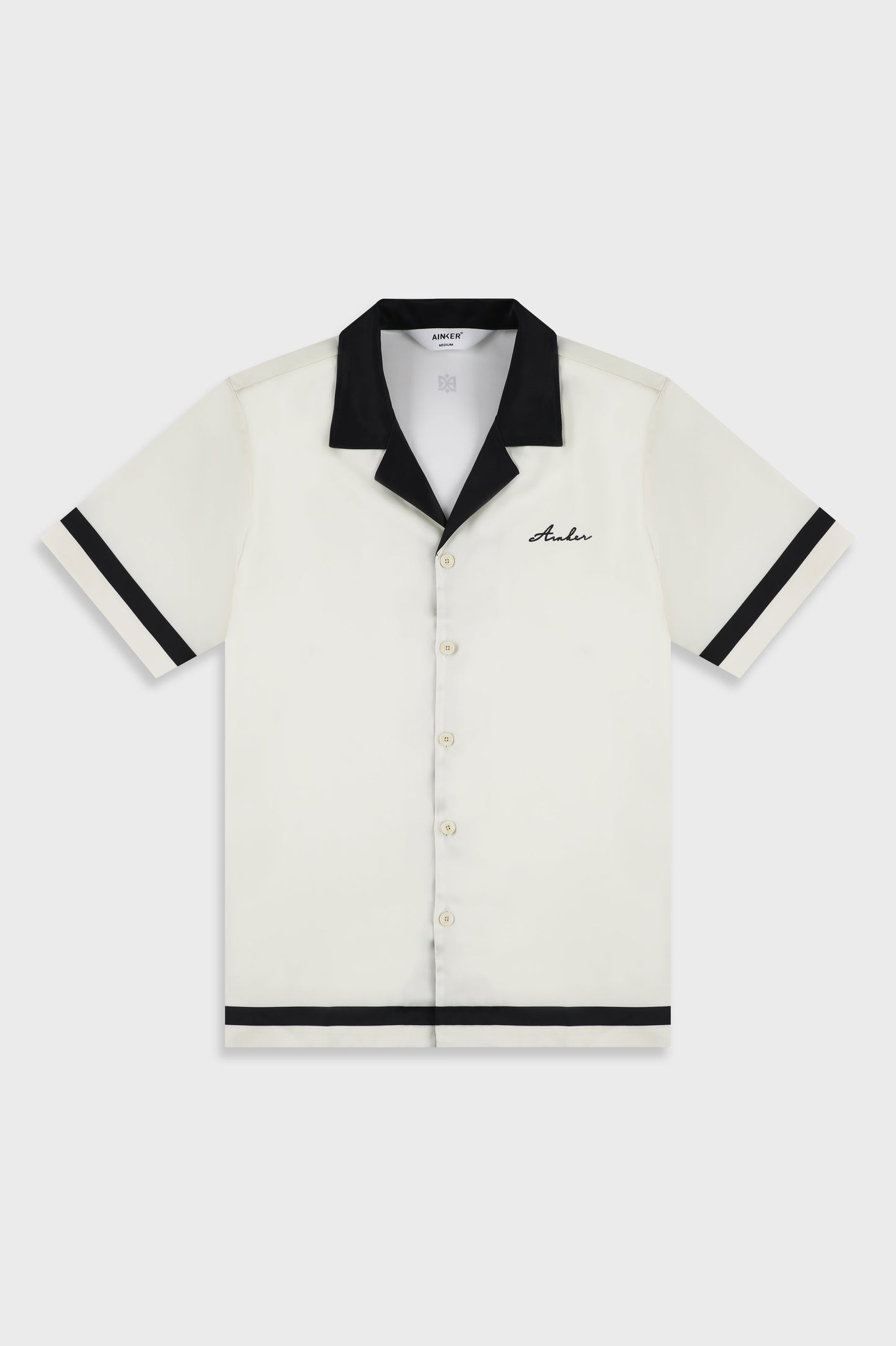 Satin 841 White Shirt