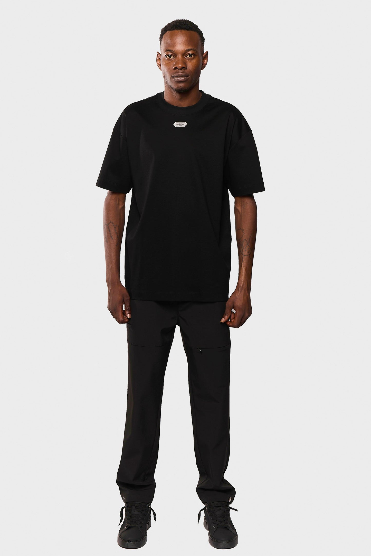 Mercerized 554 Black T-Shirt