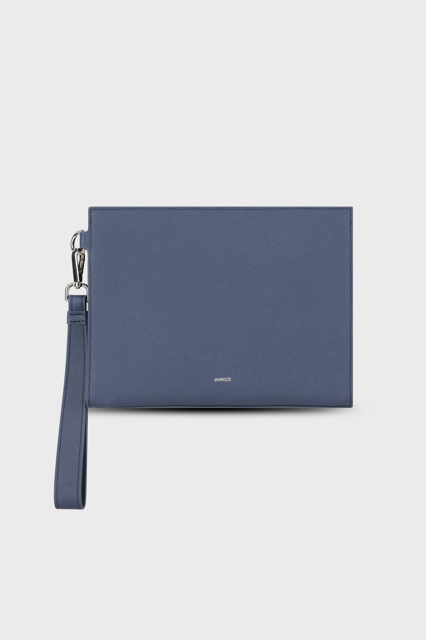 Navy 691 Clutch Saffiano Bag