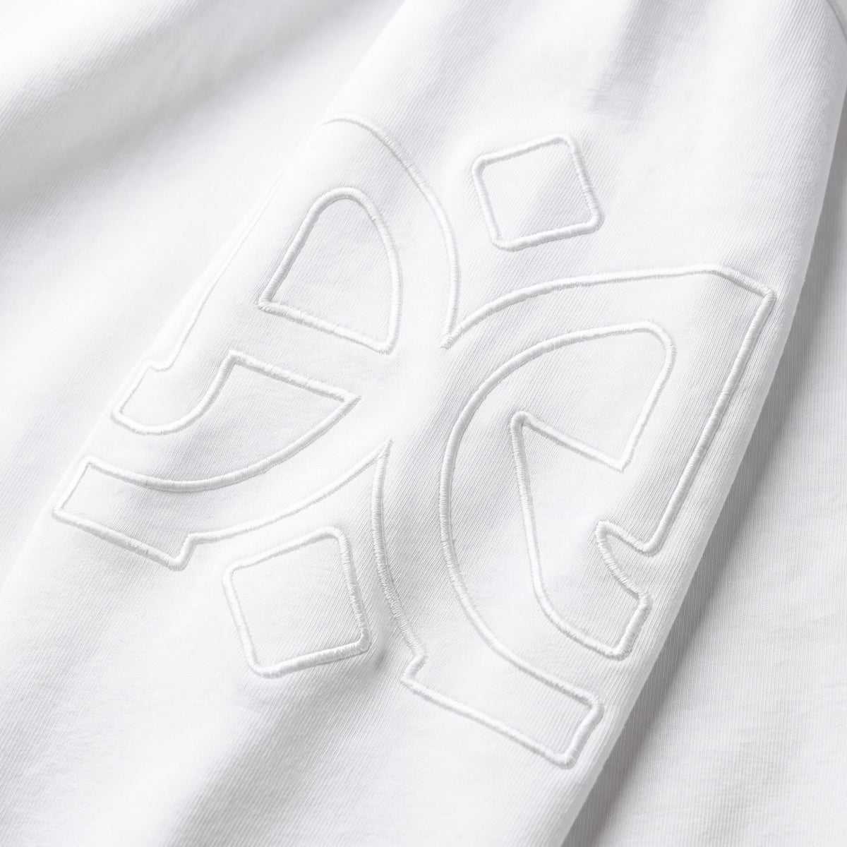 Mercerized 1022 Long White T-Shirt