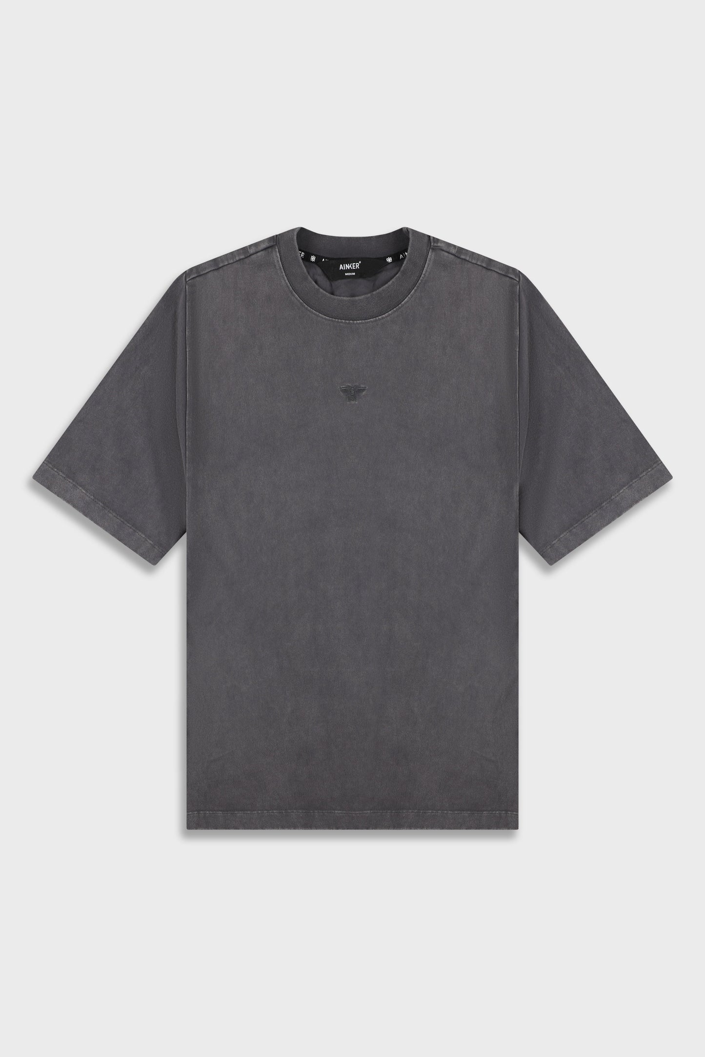 Cotton Wash 856 D.Gray T-Shirt