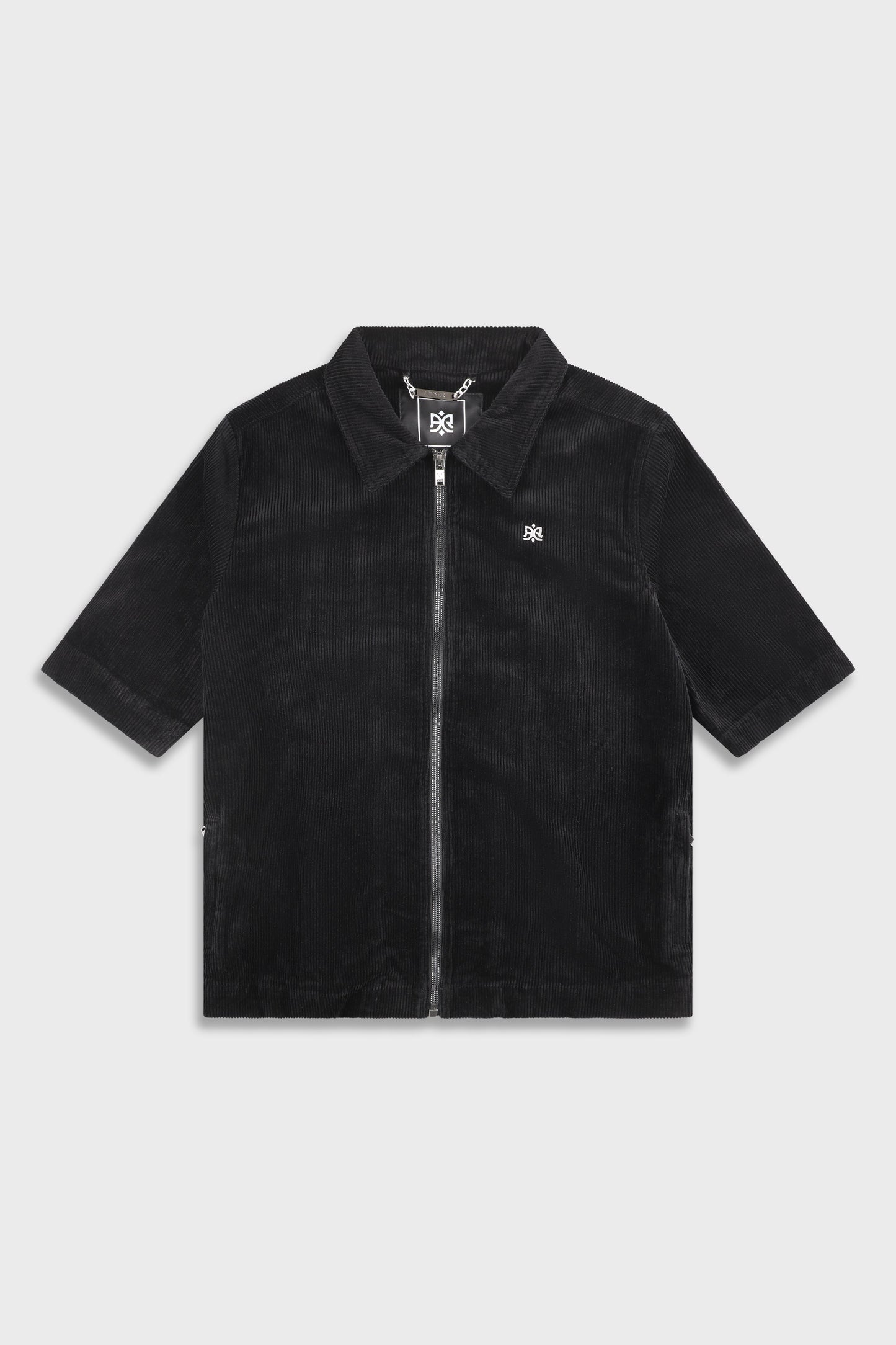 Wash Corduroy 708 Black Short Jacket
