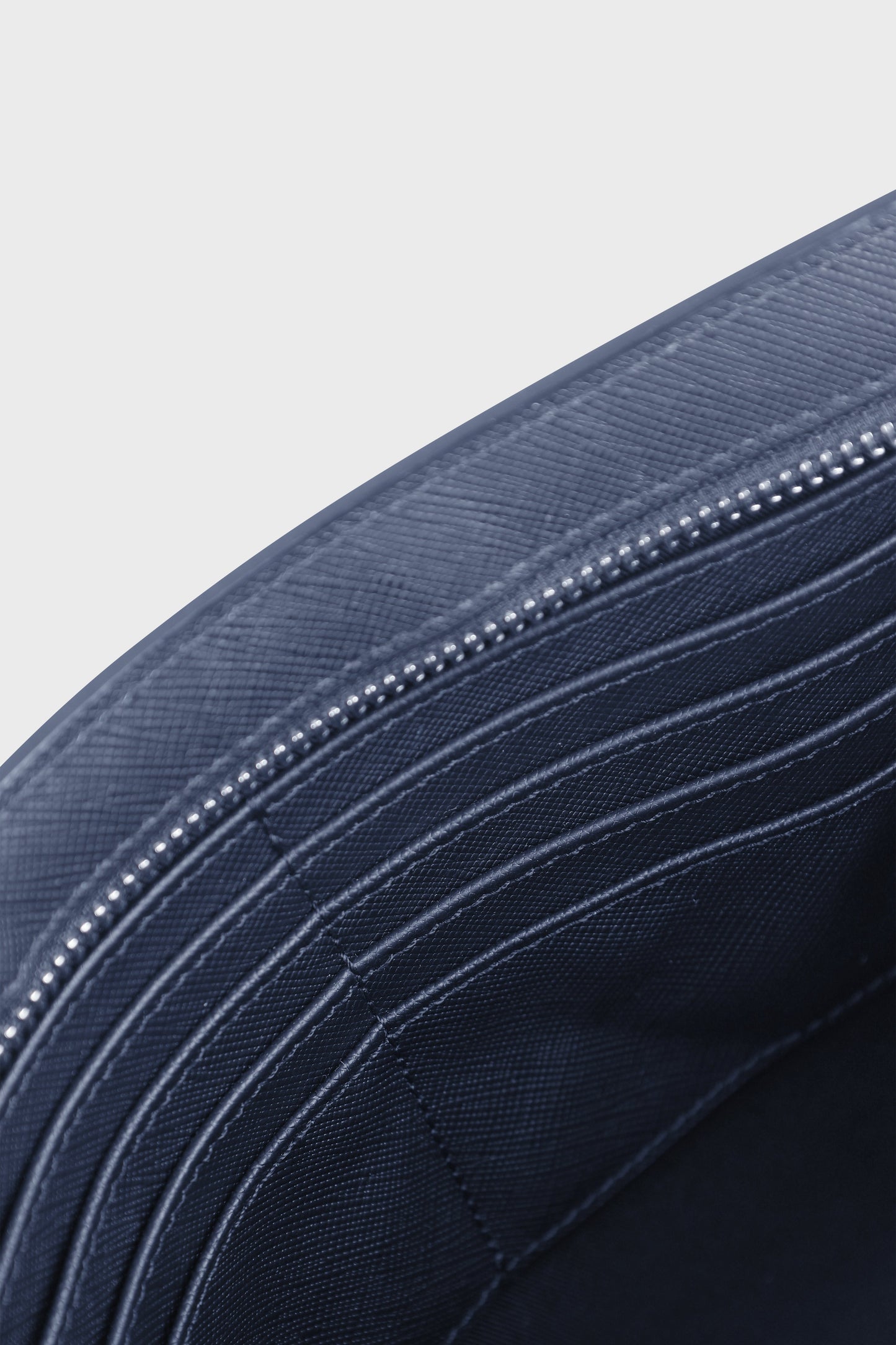 Navy 691 Clutch Saffiano Bag