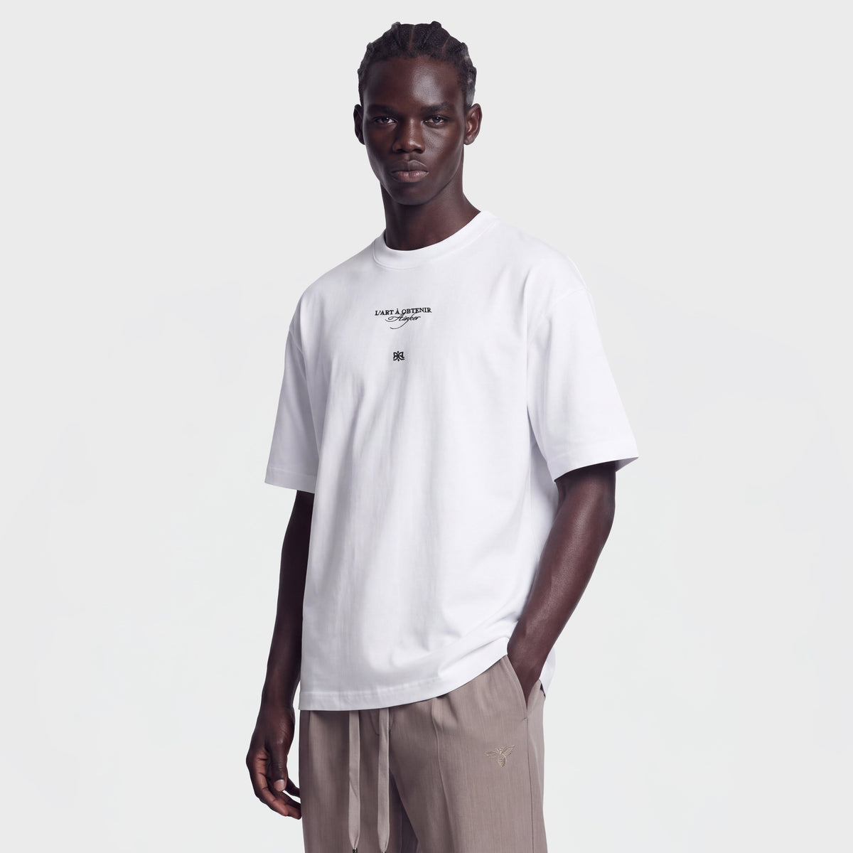 Mercerized 1019 White T-Shirt
