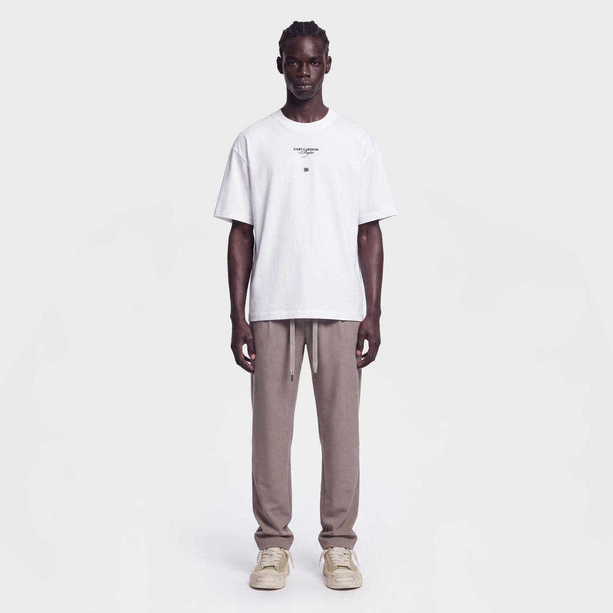 Mercerized 1019 White T-Shirt