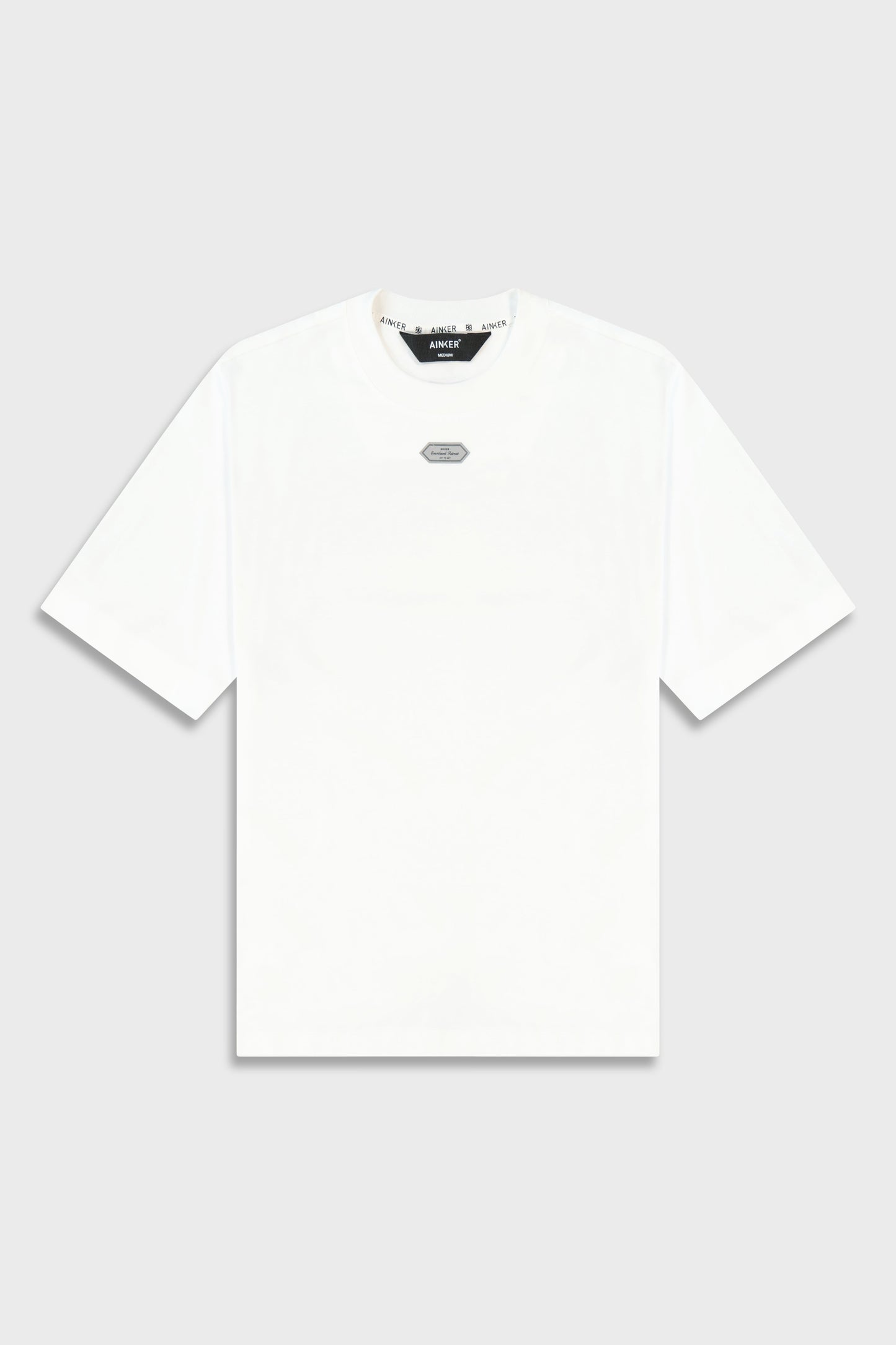 Mercerized 554 White T-Shirt