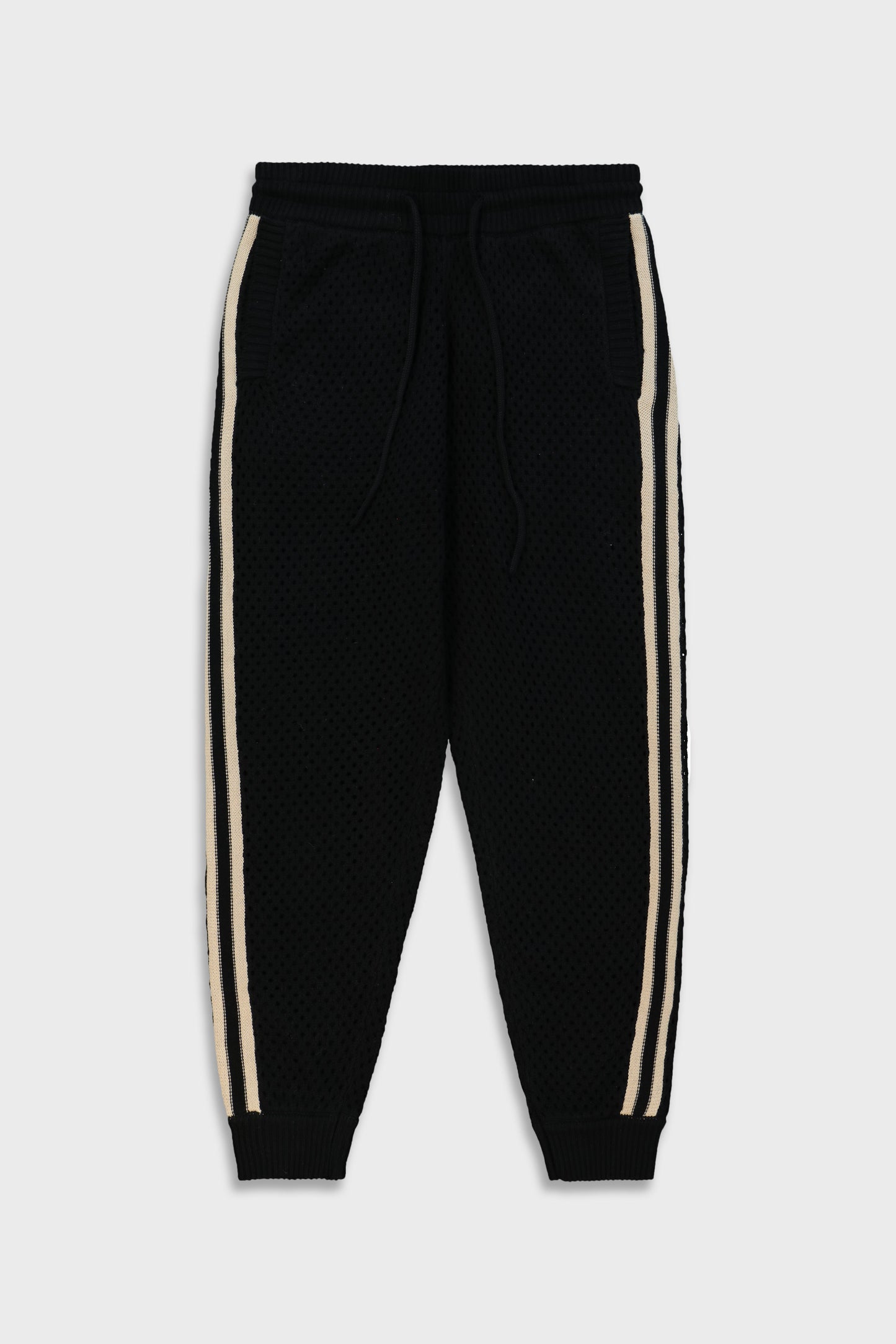 Black Mesh 637 Long Pant