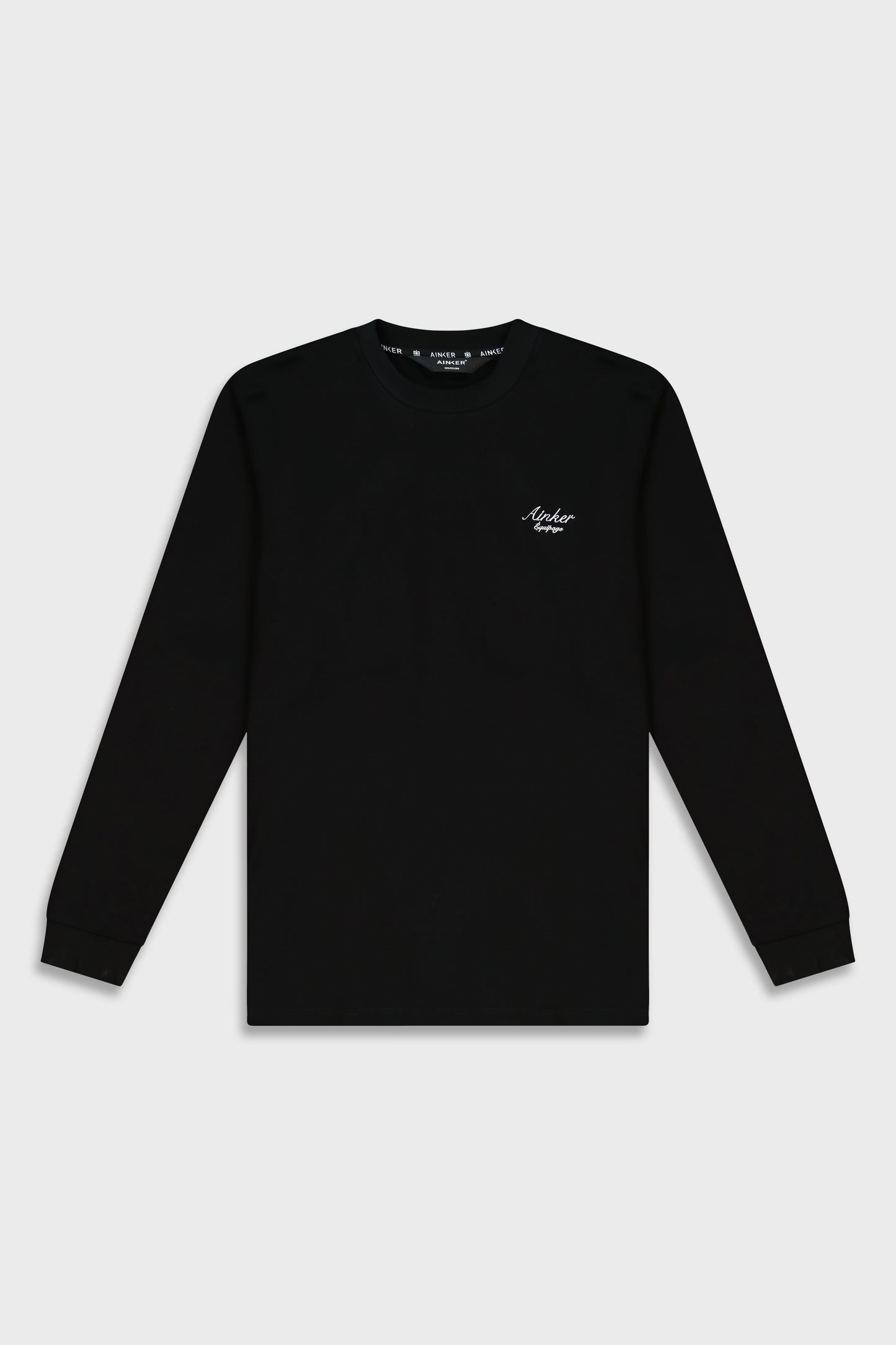 Mercerized 536 Long Black T-Shirt