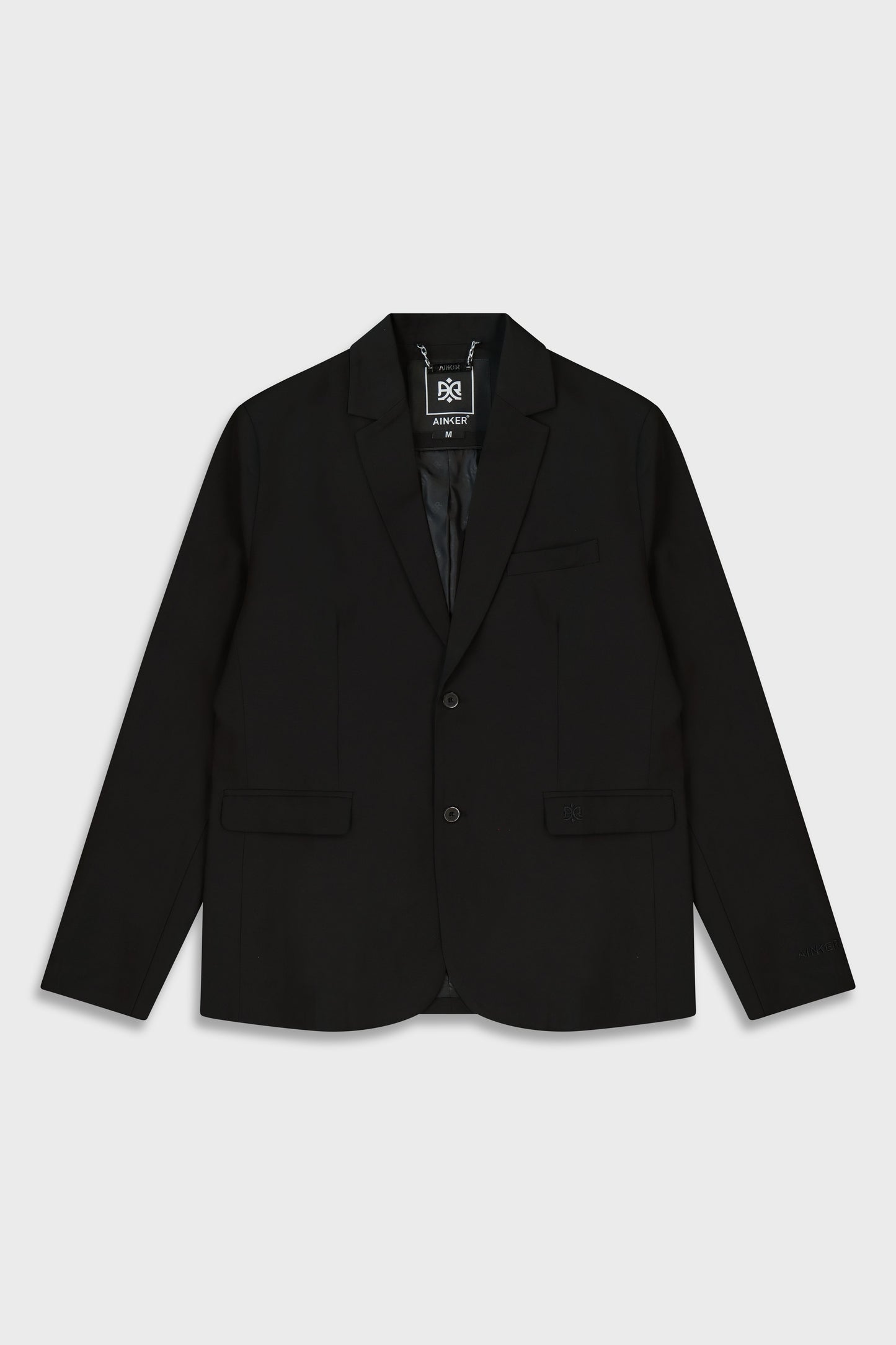 Black  Elastane 750 Suit Jacket