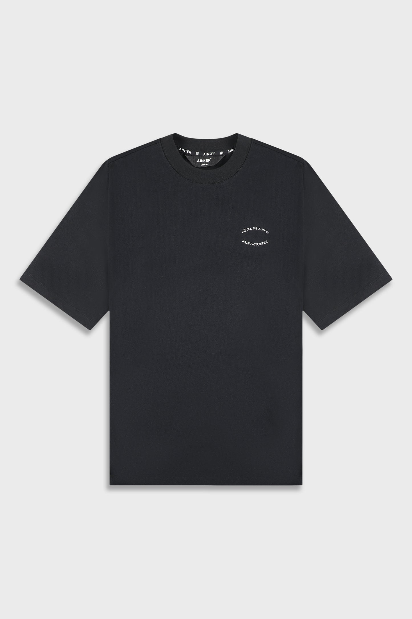 Cotton Wash 740 Black T-Shirt