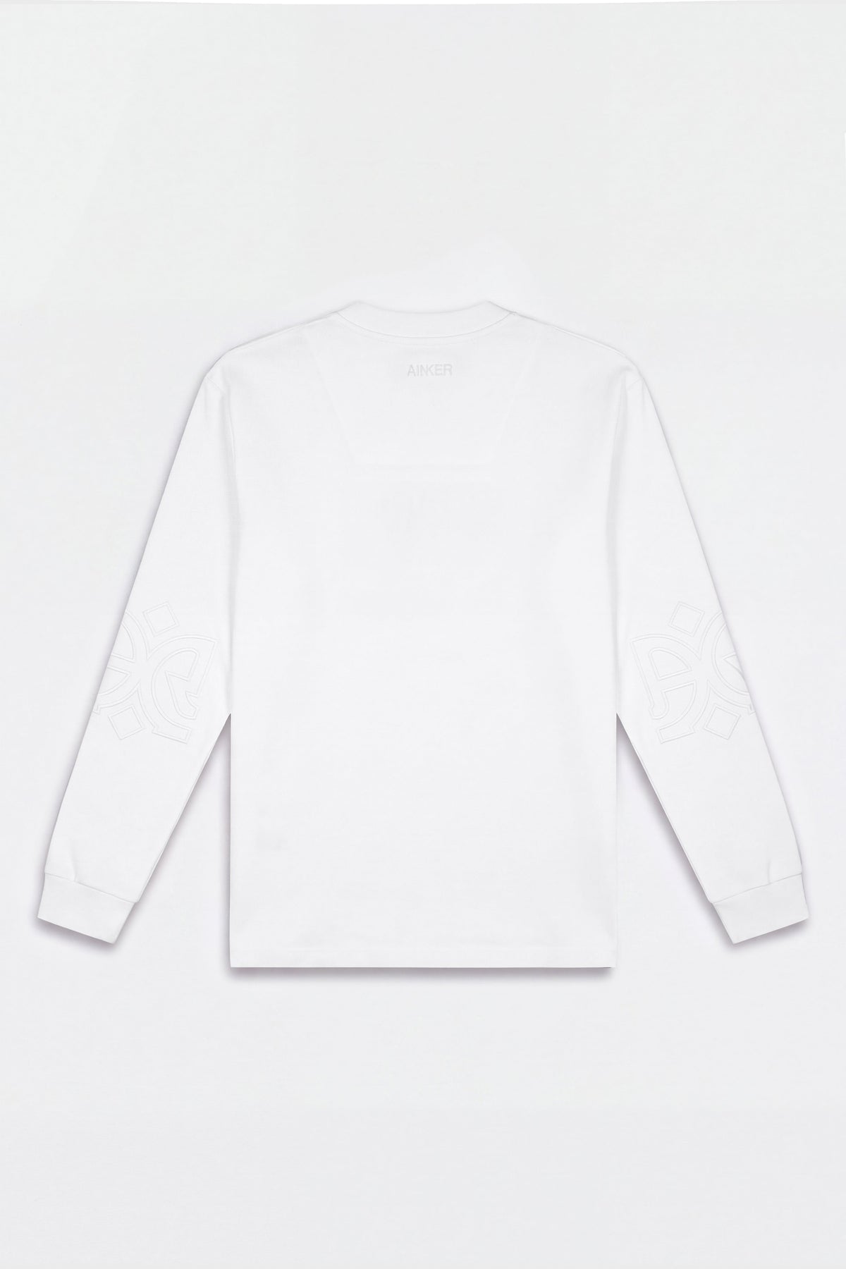 Mercerized 1022 Long White T-Shirt