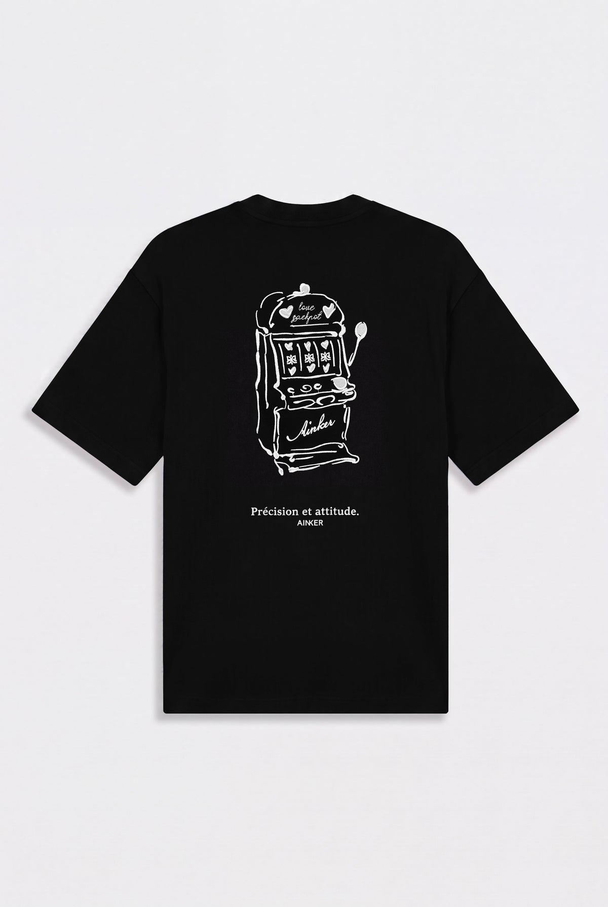 Mercerized 1163 Black T-Shirt