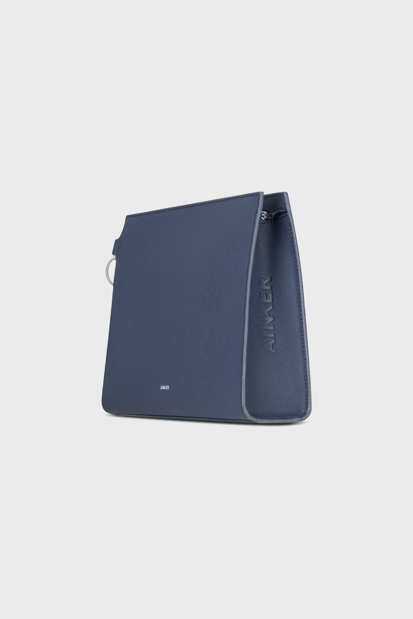 Navy 691 Clutch Saffiano Bag