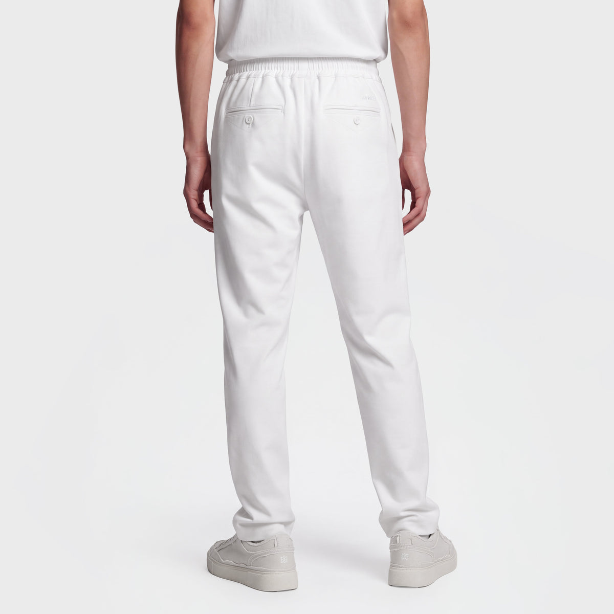 Wool Blend 1081 White Pant