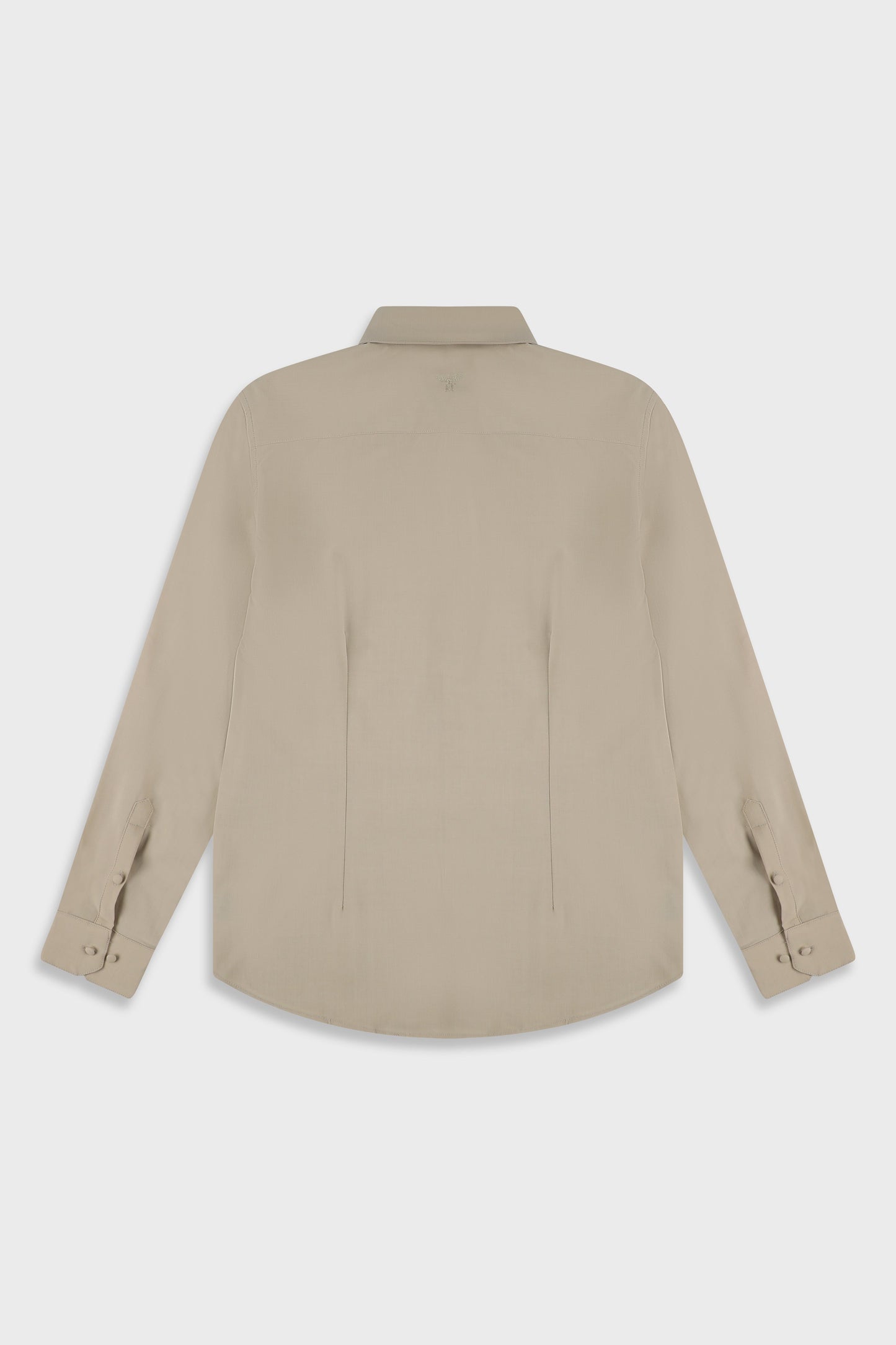 Wool Blend Beige 779 Button Shirt