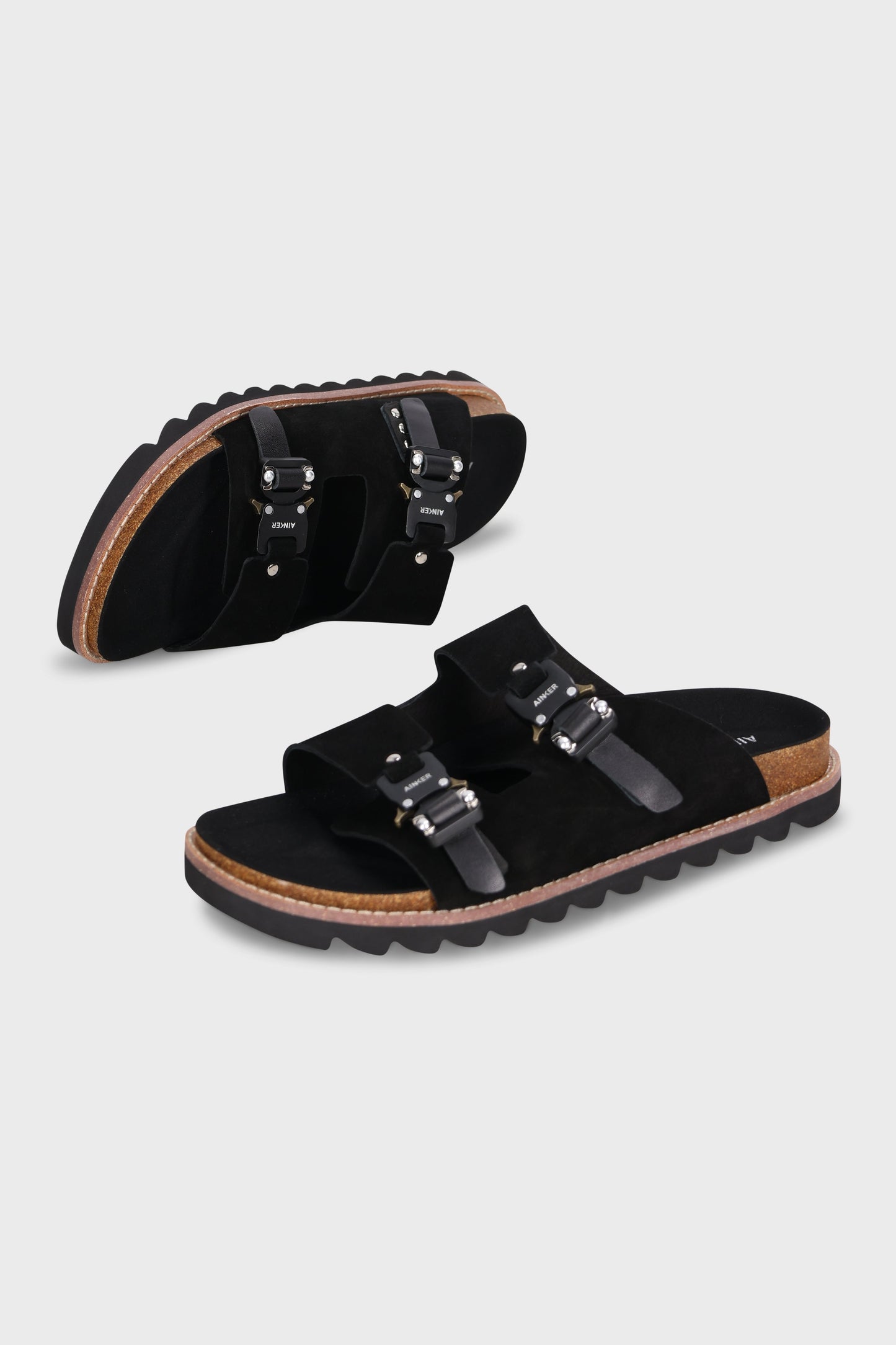 Swish Black Suede