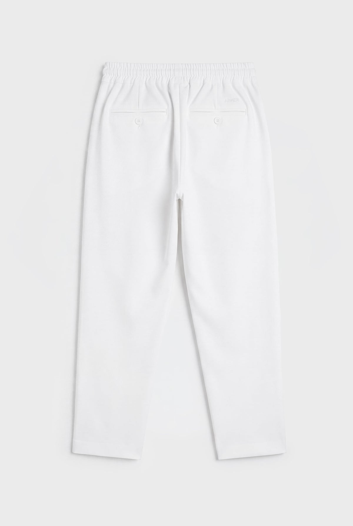 Wool Blend 1081 White Pant