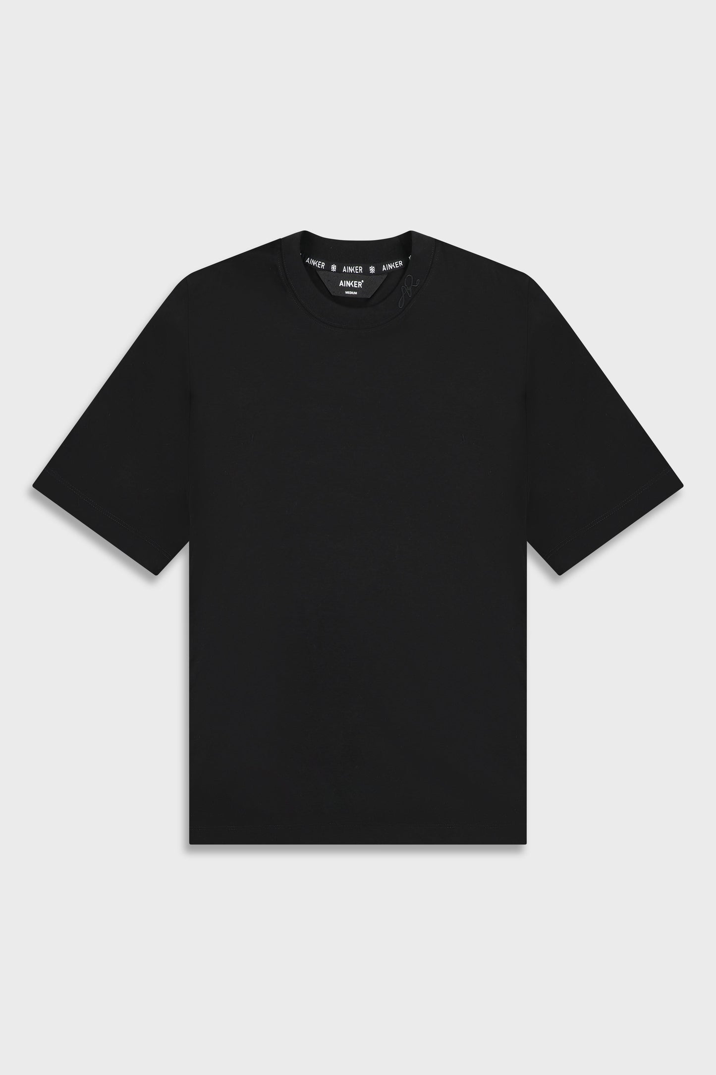 Mercerized 725 Black T-Shirt