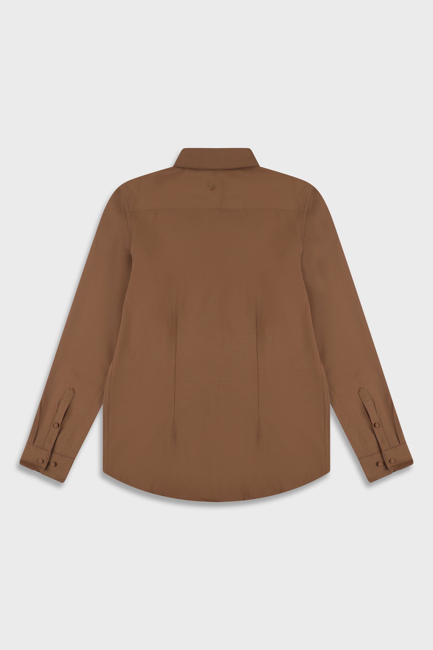 Wool Blend Mocha 779 Button Shirt