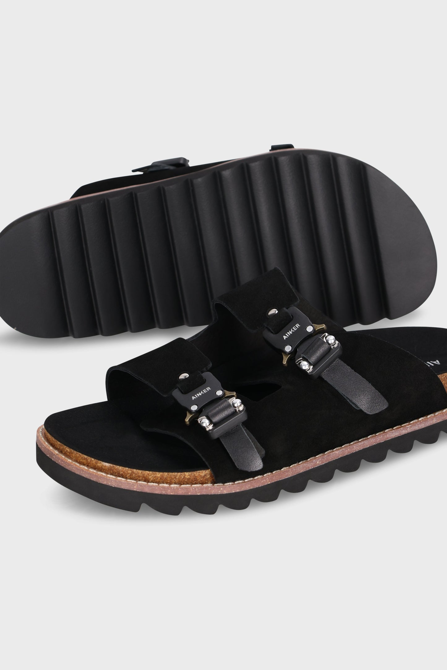 Swish Black Suede