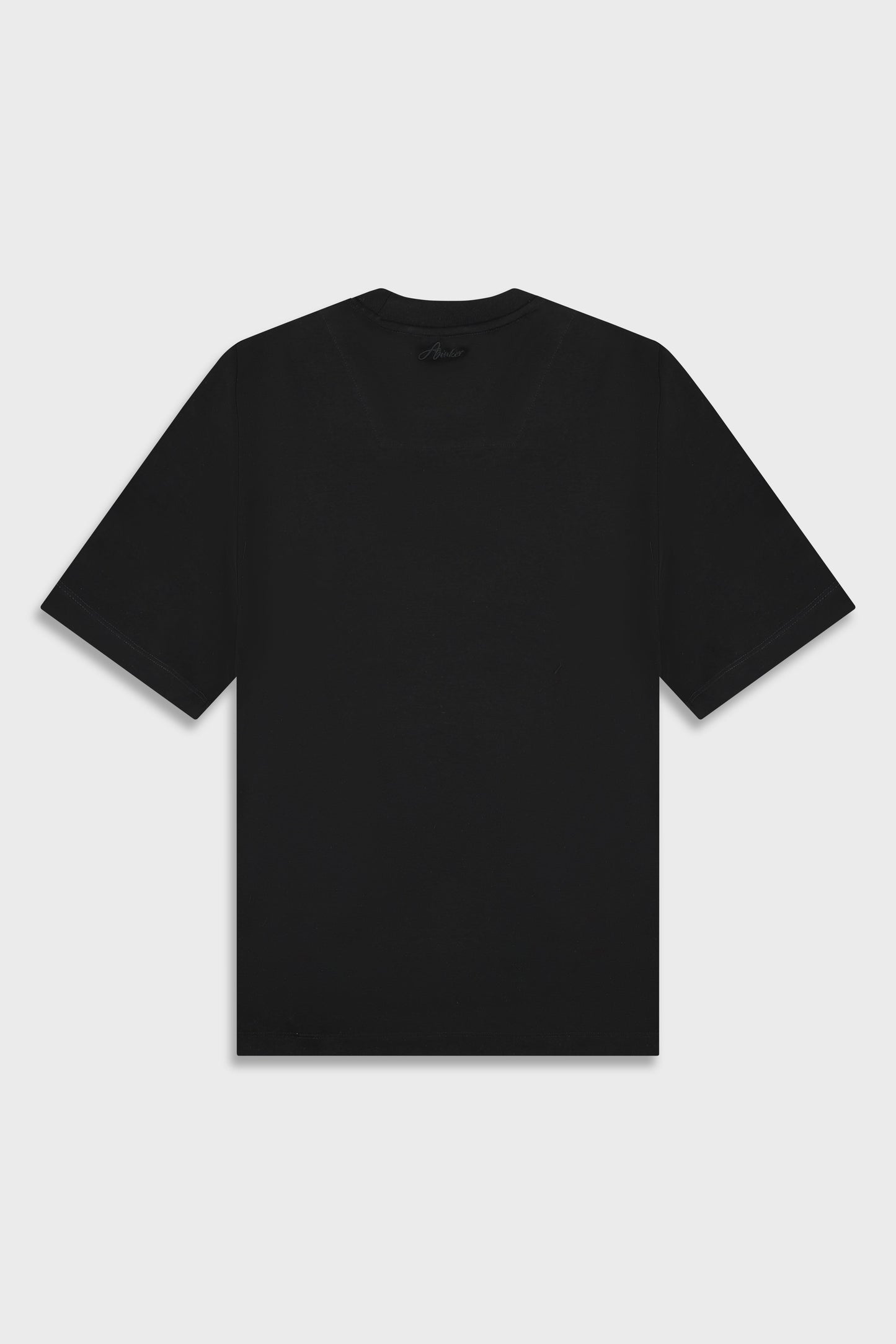 Mercerized 725 Black T-Shirt
