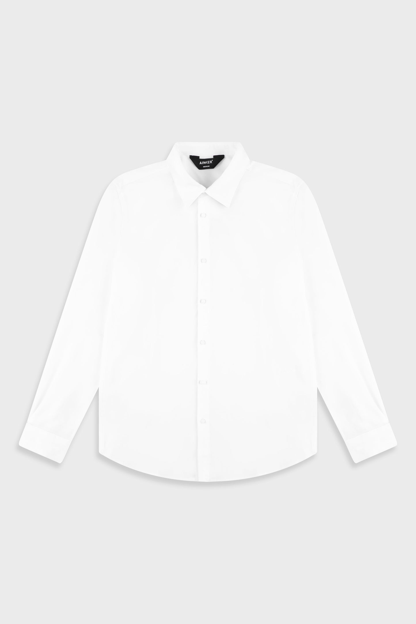 Wool Blend White 779 Button Shirt