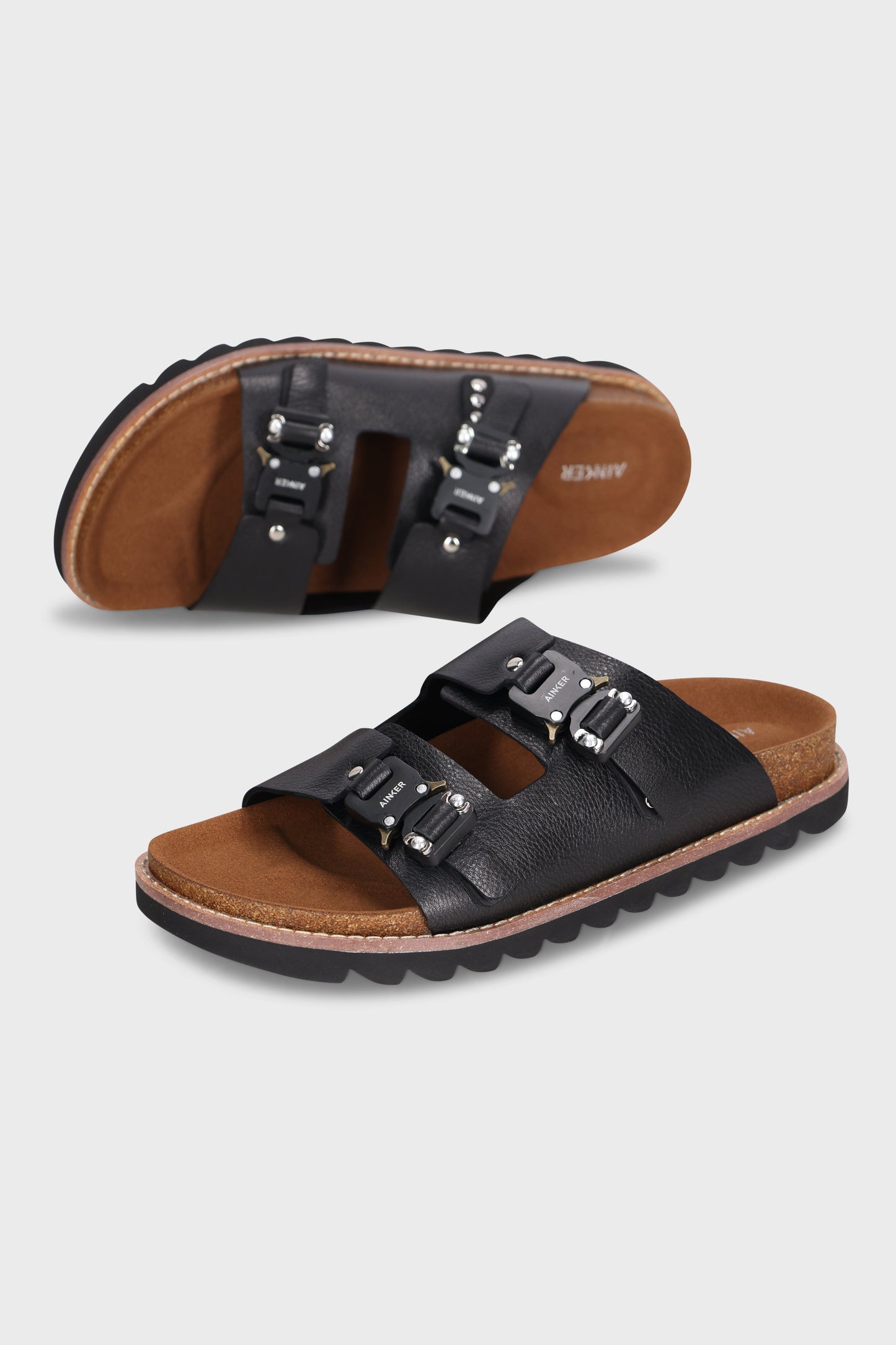 Swish Black Leather